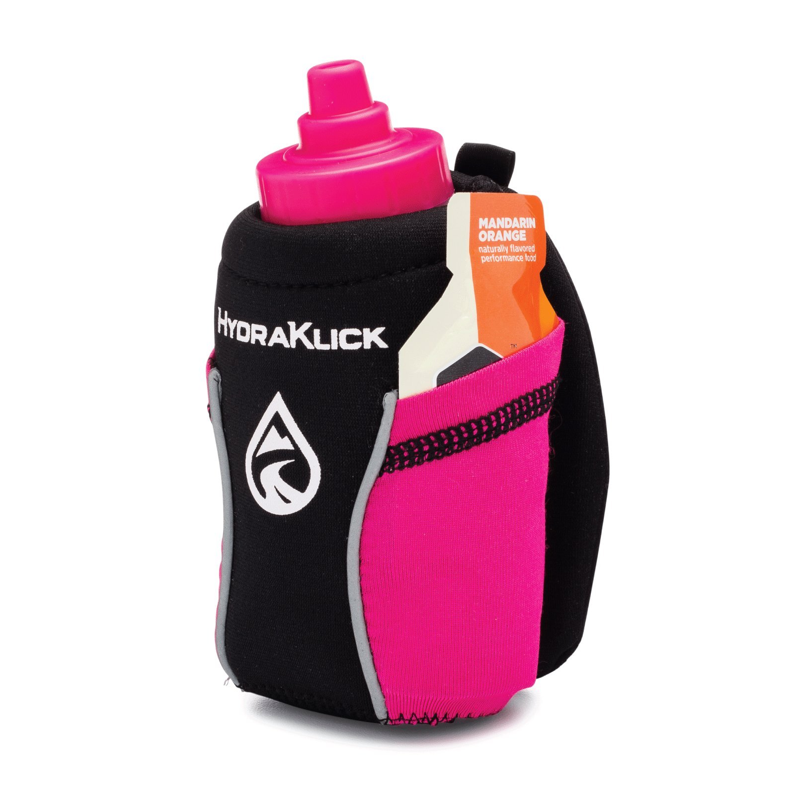 **Solo Sleeve - Hands-Free Hydration Bottle Holder for Waistband or Running Belt, Adjustable & Lightweight (Rose) - Perfect for Running, Hiking, Gym & Outdoor Activities**