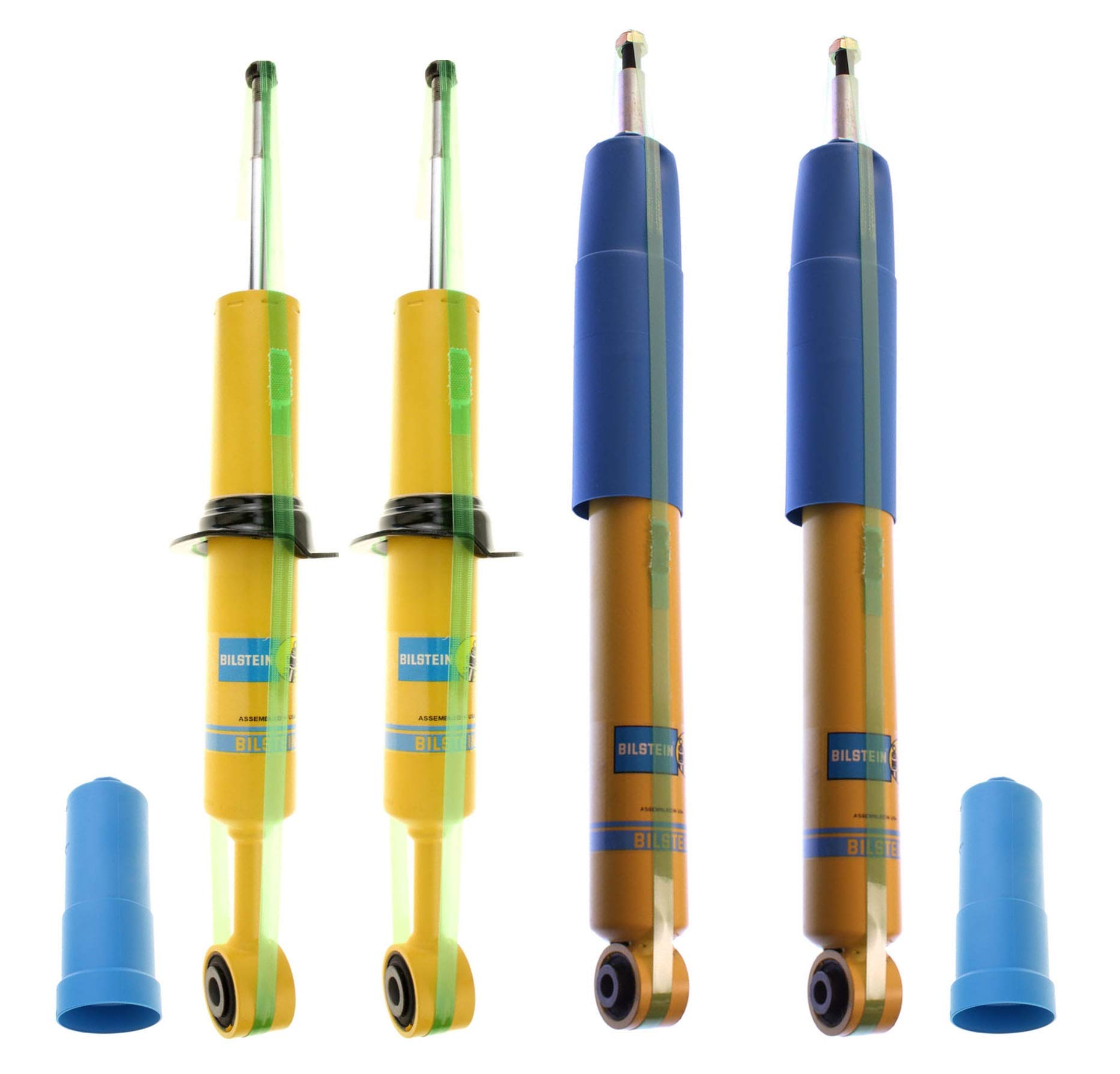 Bilstein B6 4600 Front & Rear Shock Absorbers Kit for 2007-2019 Toyota Tundra - Heavy Duty Off-Road Performance & Smooth Ride - Perfect for Towing, Hauling & Adventure Driving