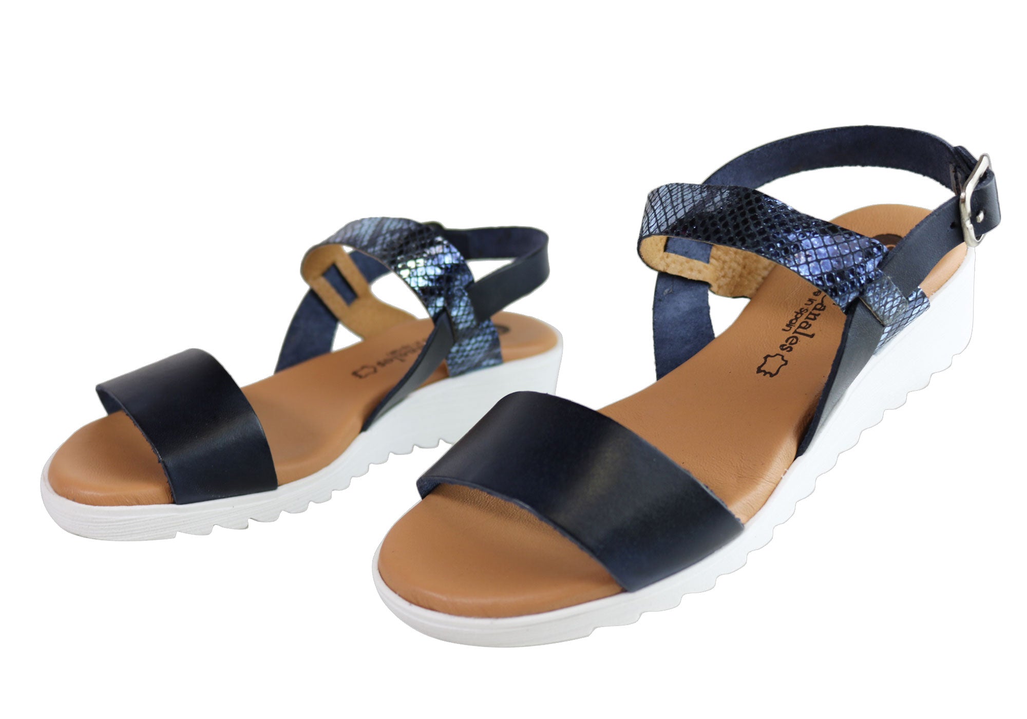 Lola Canales Gab Women's Comfortable Soft Leather Sandals - Handmade in Spain - Perfect for Summer, Beach & Casual Outings