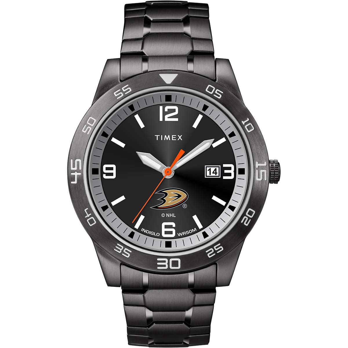 Timex NHL Men's 42mm Acundated Digital Watch with Indiglo Backlight - Perfect for Hockey Fans & Sports Enthusiasts