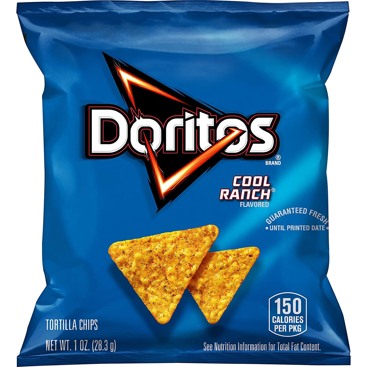 Frito-Lay Doritos Variety Pack - Nacho Cheese & Cool Ranch Flavored Corn Chips, 1oz Individual Bags (10 Pack) | Perfect for Parties, Snacking & Lunch Boxes