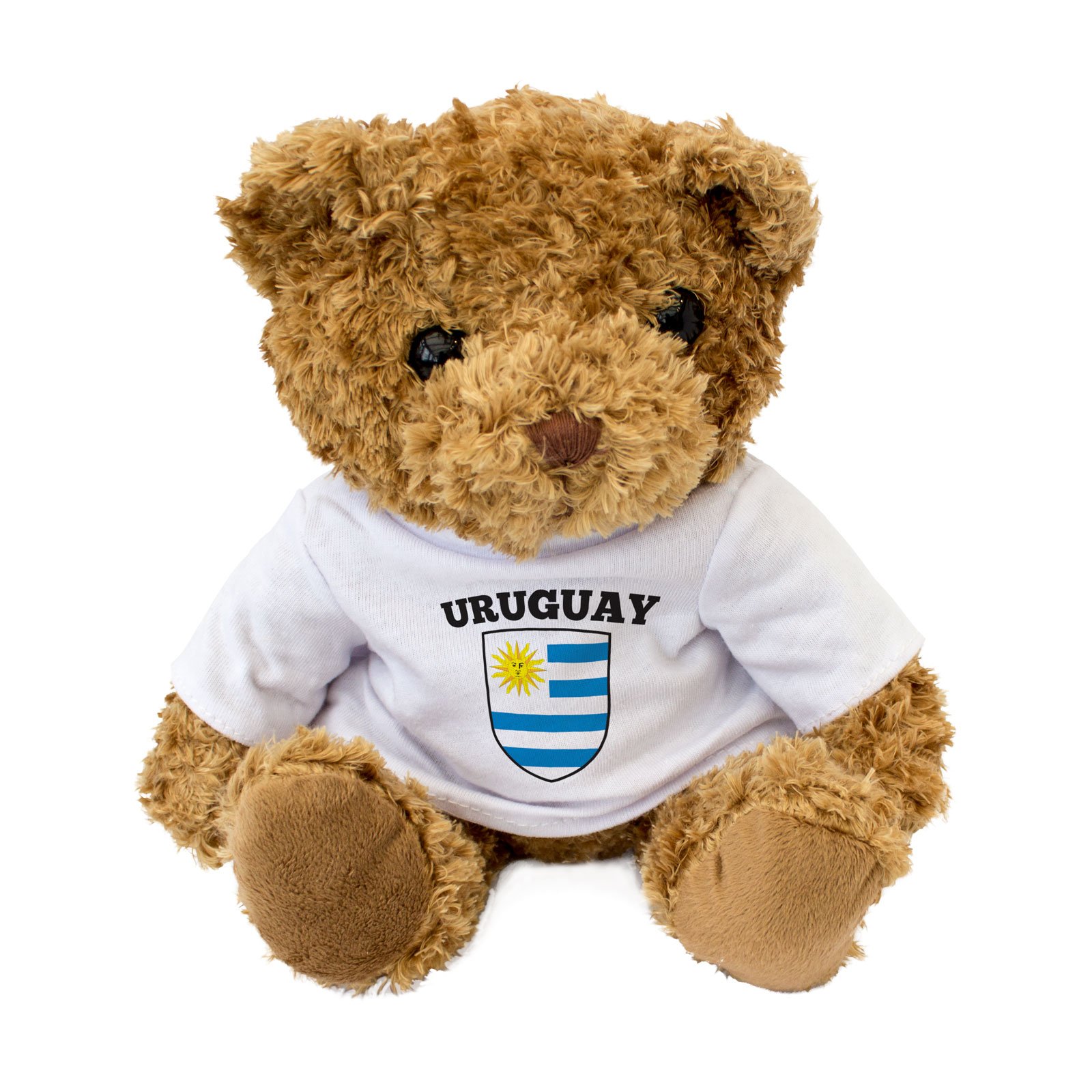Uruguay Flag Teddy Bear - Soft Plush Stuffed Animal Toy - Perfect Uruguayan Fan Gift for Soccer Games, National Holidays & Home Decor