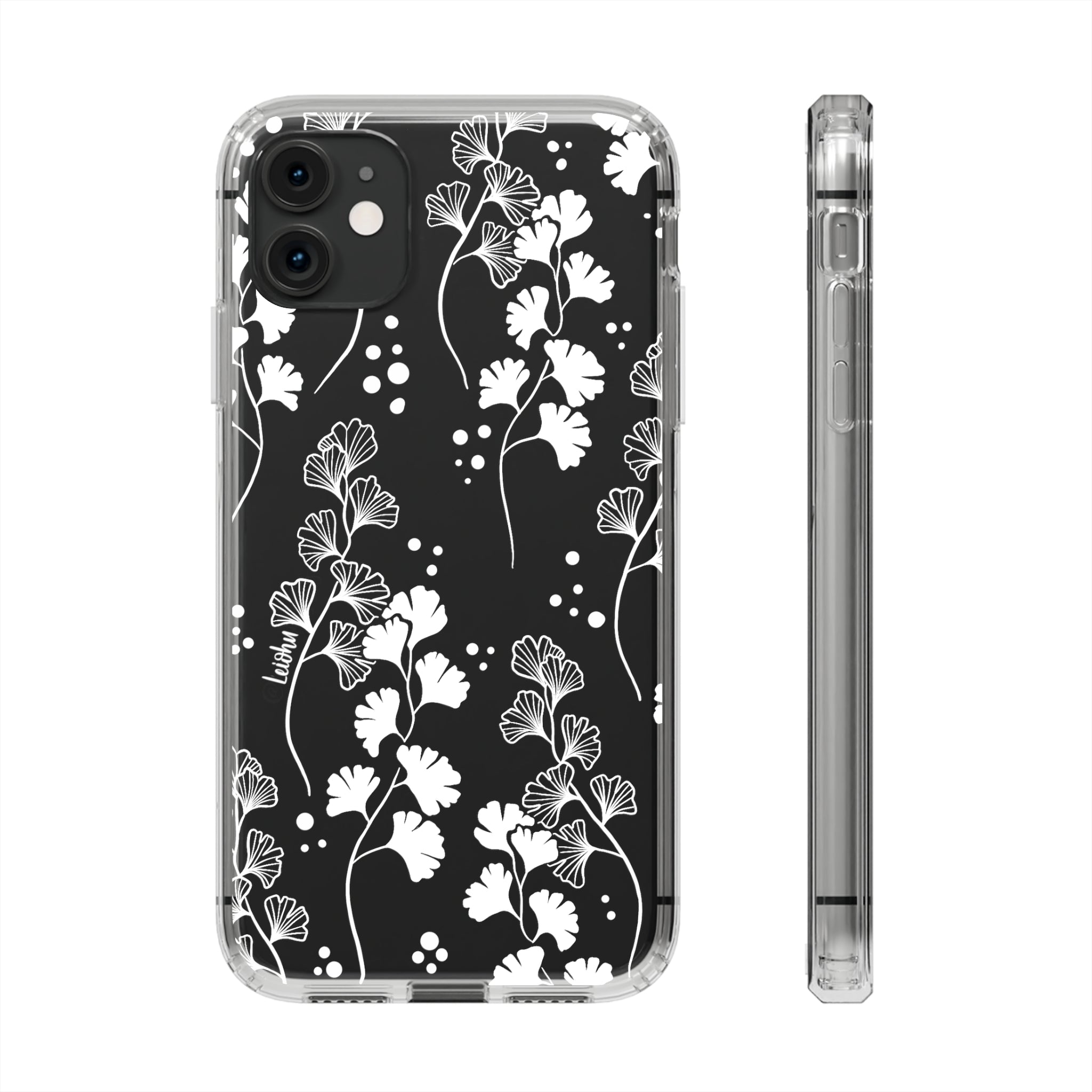 Groovy 'Iwa'iwa Clear Phone Case - Slim Protective Cover for iPhone & Samsung | Trendy Aesthetic Design for Everyday Use & Travel