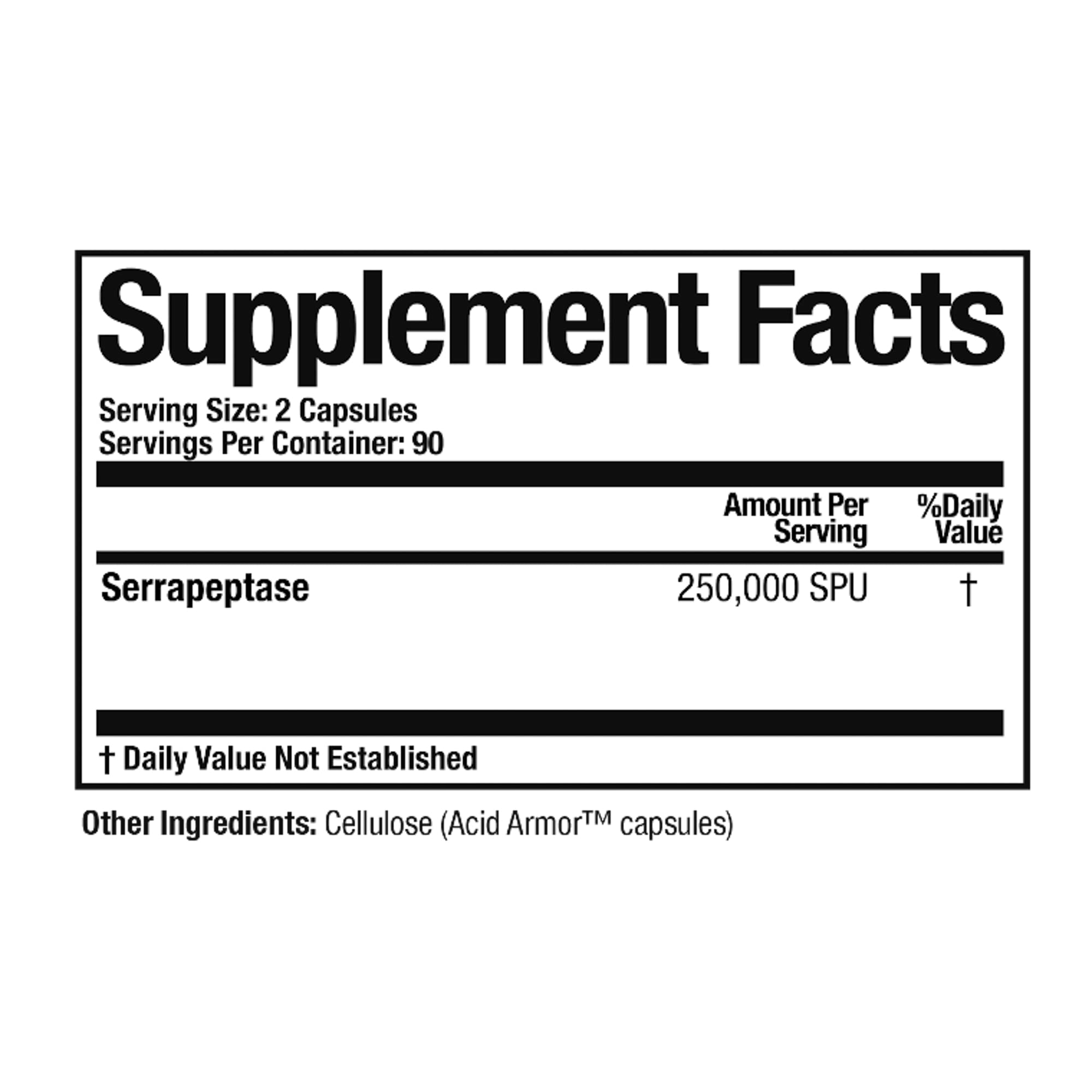 Arthur Andrew Medical Serretia Serrapeptase Formula - 180 Capsules for Muscle & Sinus Support | Natural Enzyme Supplement for Joint Pain Relief & Respiratory Health | Post-Workout Recovery & Allergy Season Aid