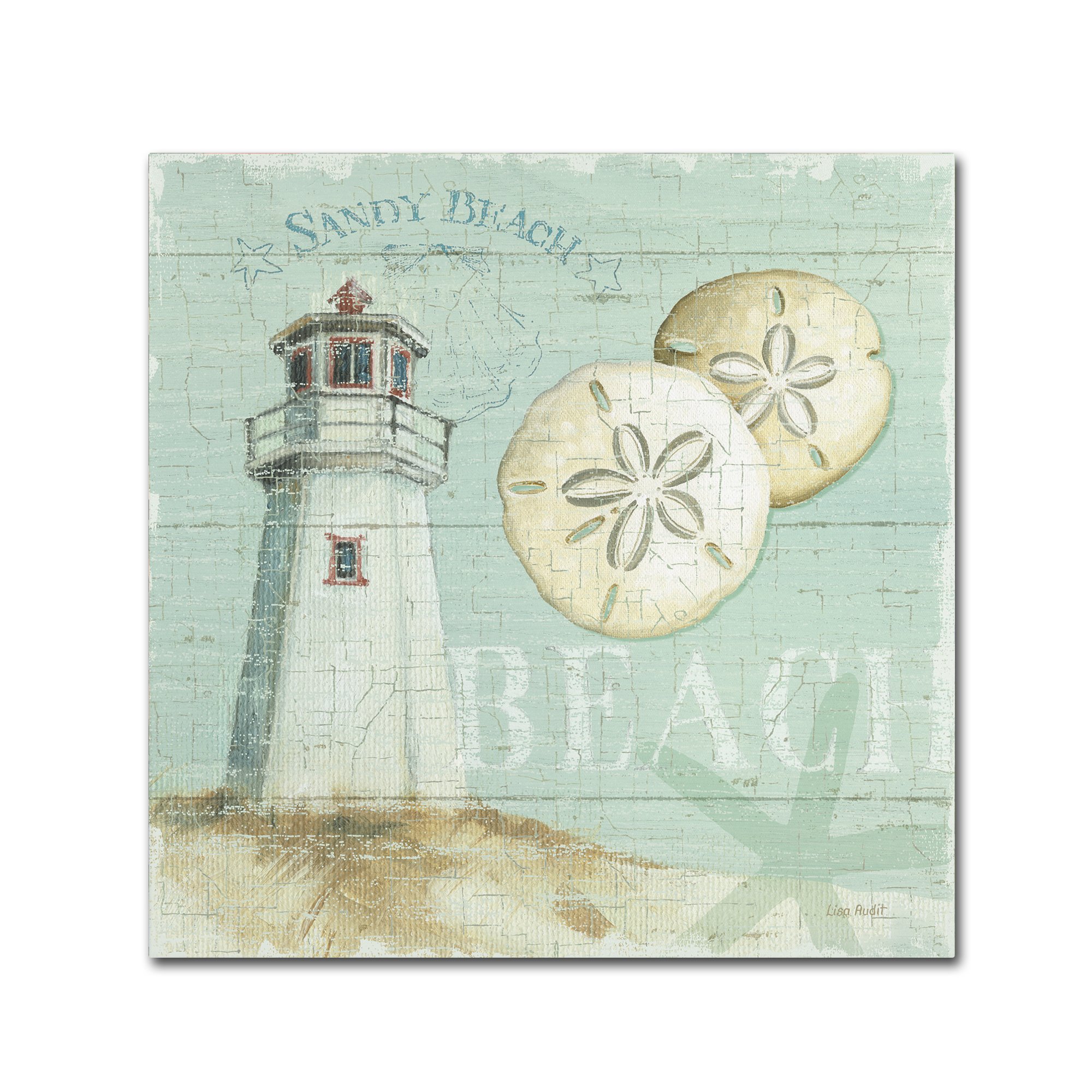 Lisa Audit Beach House I Wall Art Print - 24