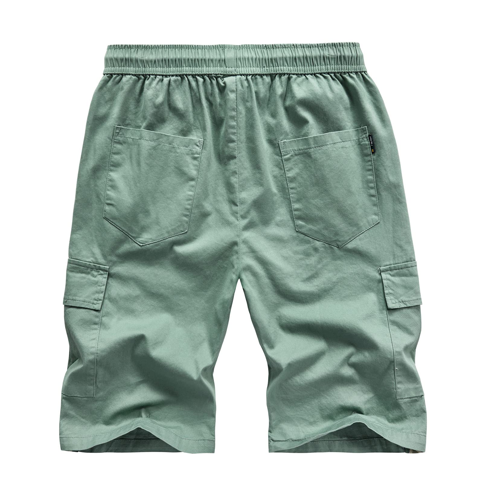 Ymosrh Men's Khaki Cargo Shorts - Summer Fashion Casual Quick-Dry Loose Fit Beach Shorts with Pockets | Perfect for Outdoor Activities, Travel & Vacation Wear