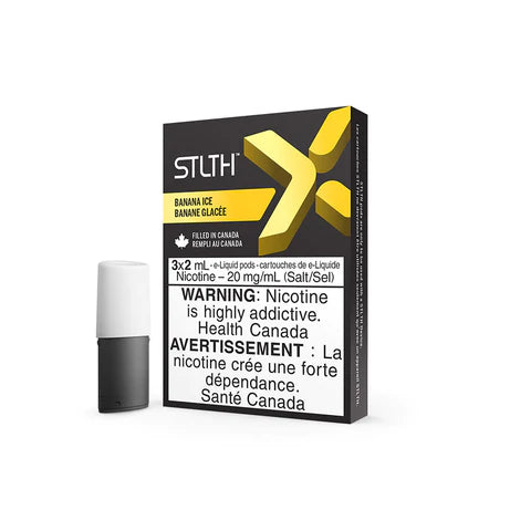 Banana Ice STLTH X Pods - Refreshing Tropical Flavor for Vape Pens | Perfect for On-the-Go Vaping & Relaxation