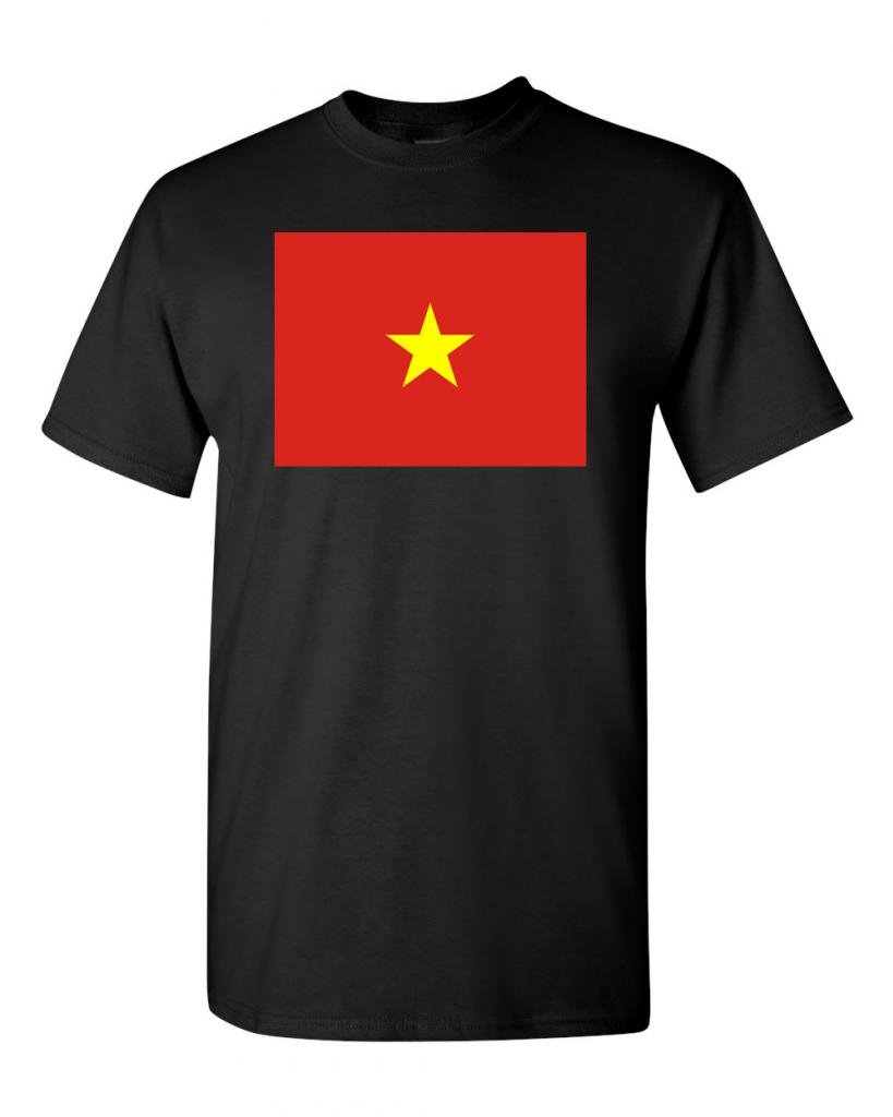 Vietnam Country Flag Patriotic Adult T-Shirt - Comfortable Cotton Tee for Men & Women - Perfect for National Holidays, Travel & Sports Events