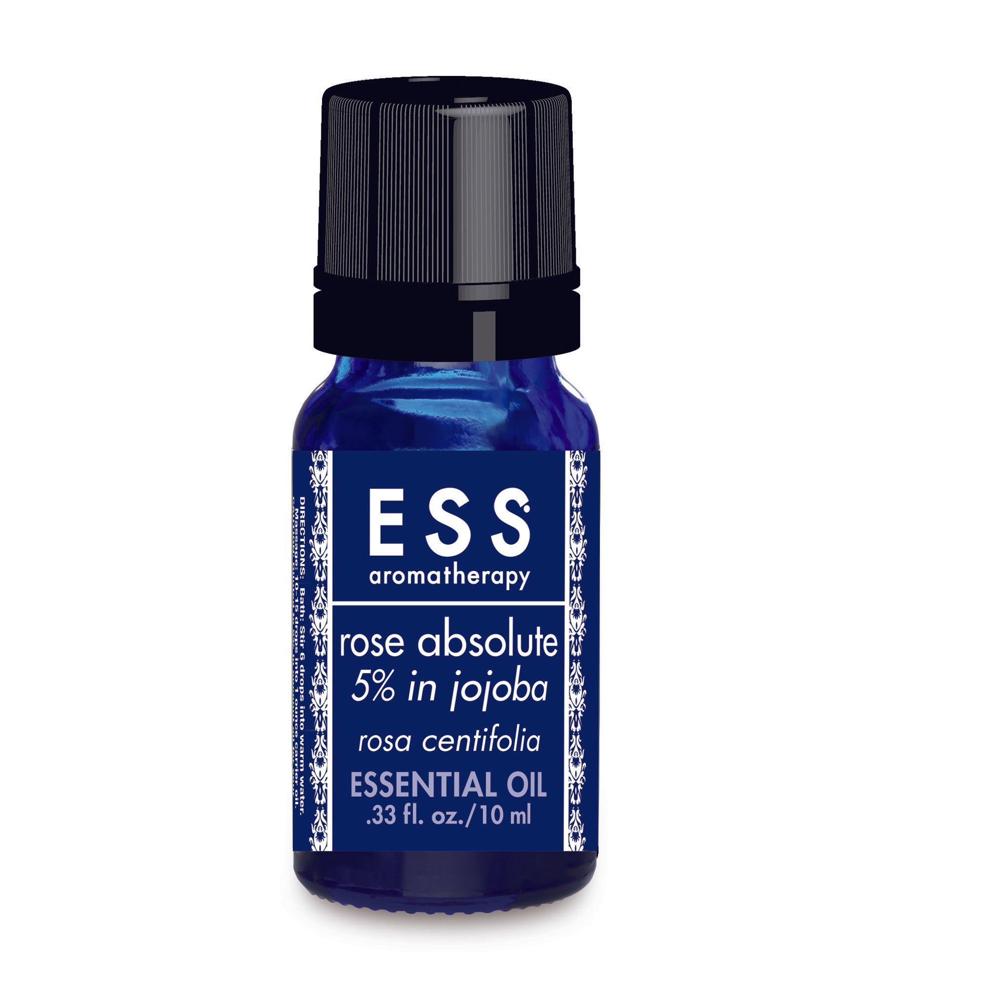 Pure ESS Rose Absolute 5% Essential Oil - 10ml Bottle for Aromatherapy, Skincare & Relaxation