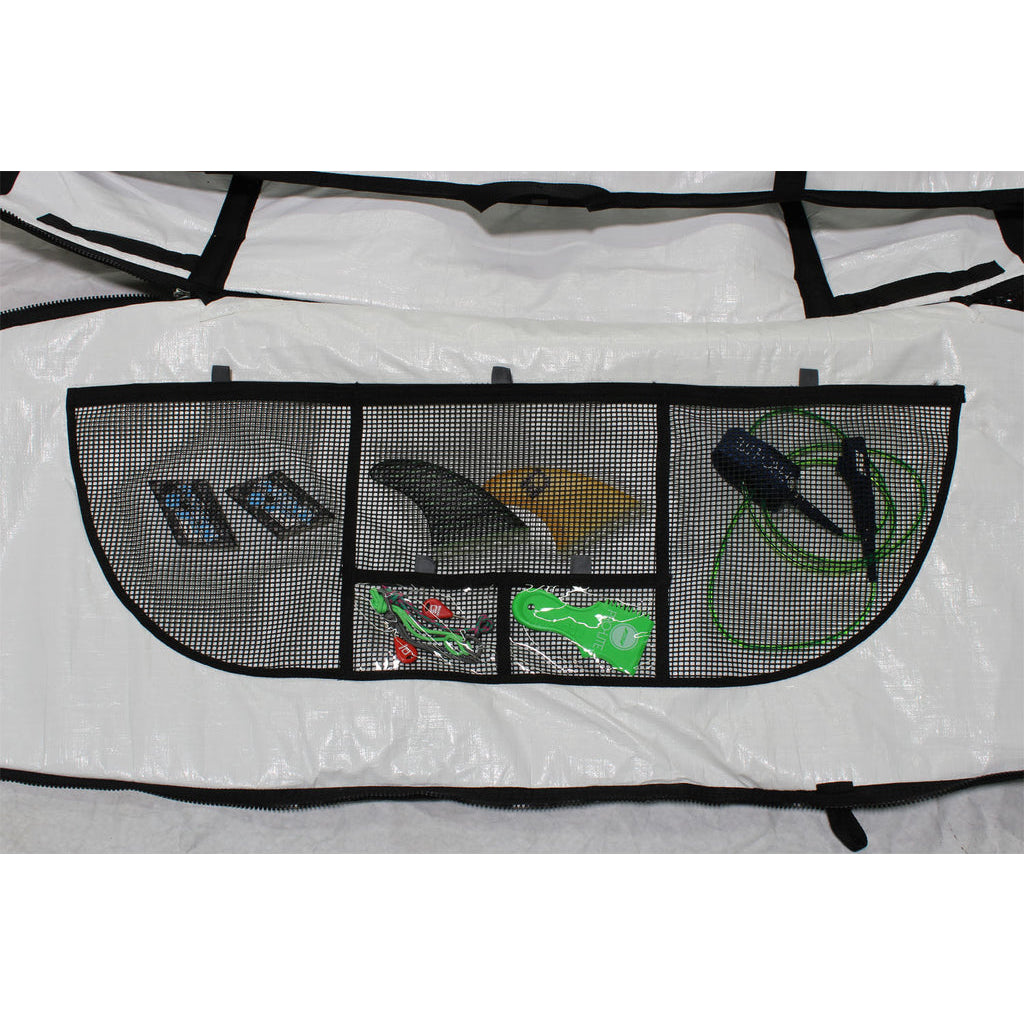 Pro Lite Wheeled Coffin 7'0 Surfboard Travel Bag - Navy/Gray Waterproof Storage for 3-4 Boards | Perfect for Surf Trips & Airline Travel