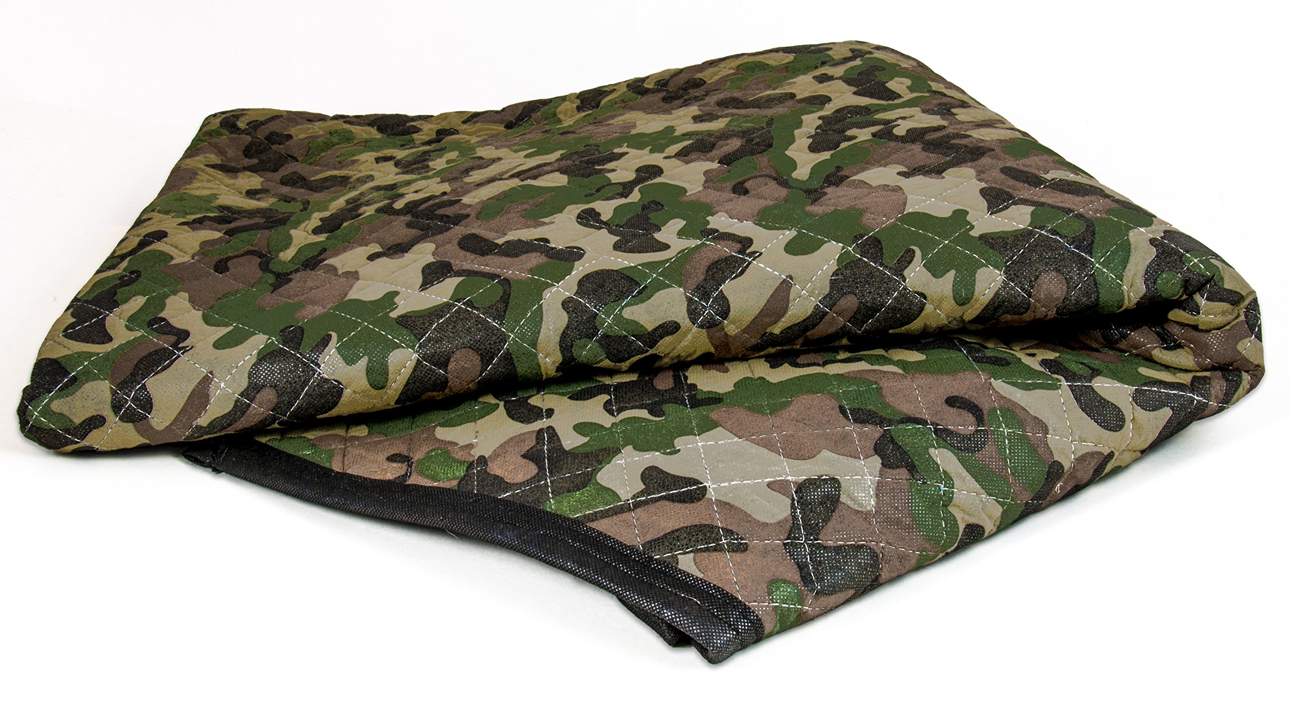 Iron 22017 Camo Utility Blanket - Heavy Duty Military Style Blanket for Camping, Hunting & Outdoor Adventures - Water Resistant & Durable for All-Weather Use