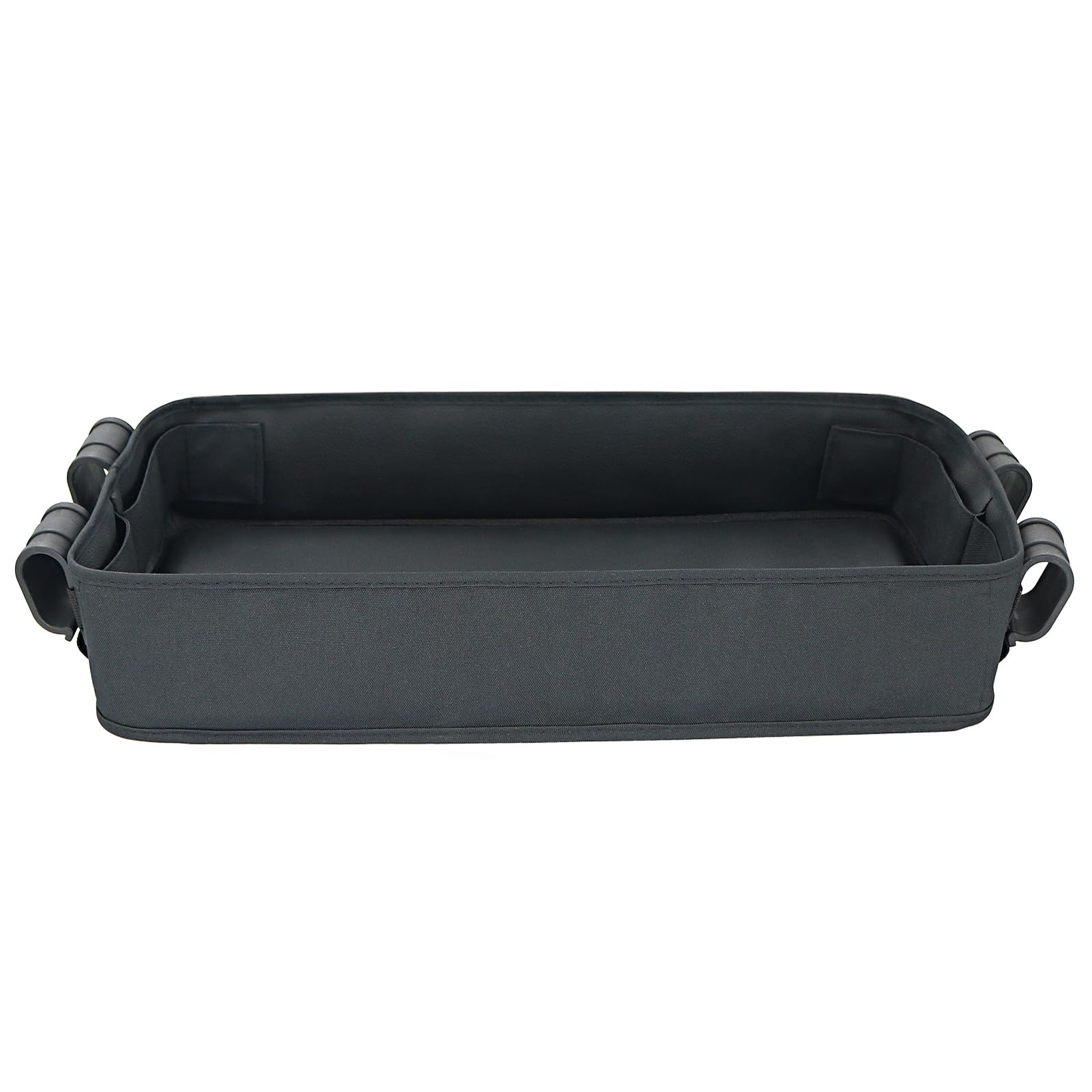 Wonderfold Wagon W4 Series Stroller Snack Tray - Waterproof Kids Accessory with Faux Leather Sides, 4 Cup Holders for Snacks & Drinks - Perfect for Outdoor Adventures, Park Visits & Family Outings