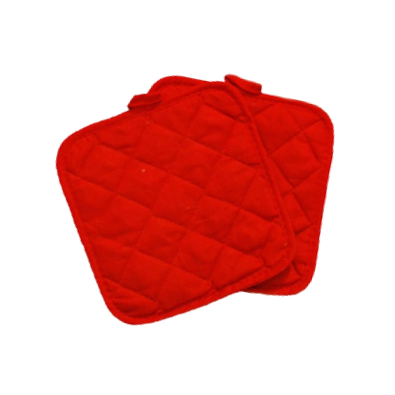 Chef-Themed Kitchen Mitts & Pot Holder Set - Red for Cooking & Baking