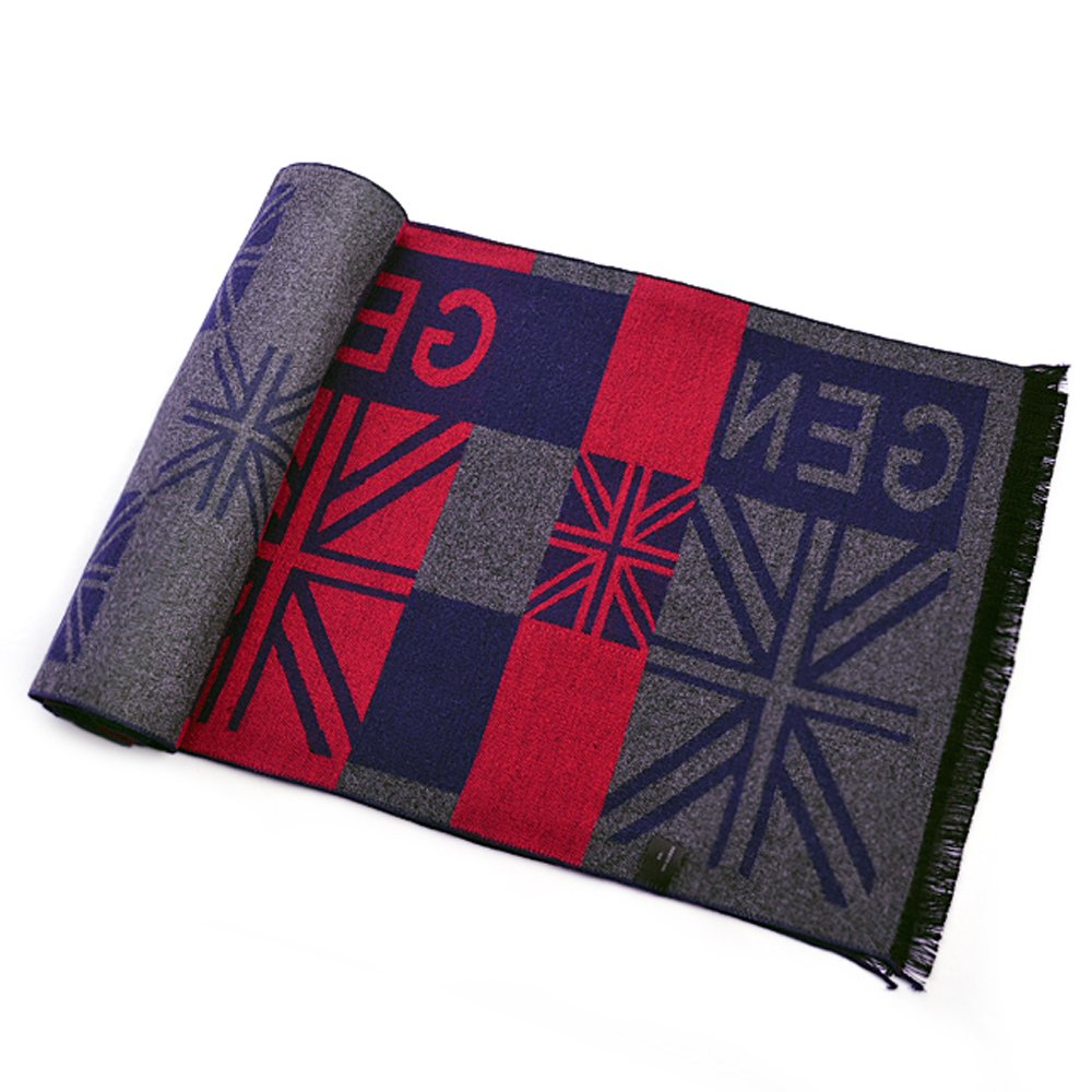 OHAYOMI Men's Winter Scarf - Soft Formal Cashmere Wool Scarves for Gentlemen | Perfect for Business, Office & Cold Weather Fashion