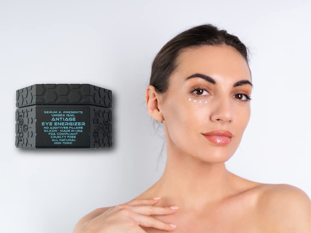 Serum X - Y Chromosome® Anti-Aging Eye Cream for Dark Circles & Wrinkles - Natural Under Eye Treatment for Puffiness & Fine Lines - Vegan, Silicon-Free, Made in USA - Perfect for Nighttime Skincare Routine & Morning Revitalization