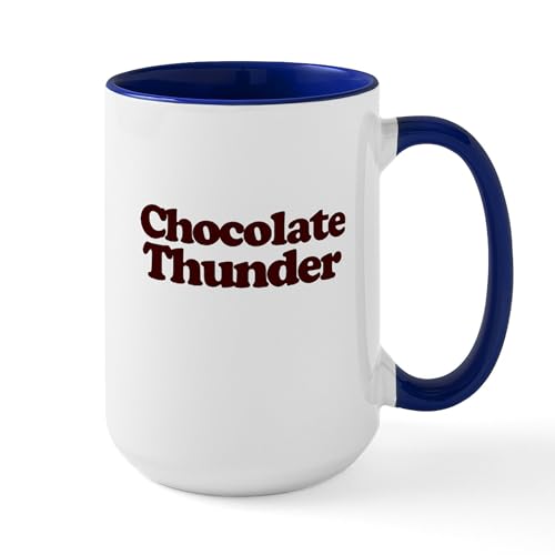 White/Navy Inside - Chocolate Thunder Mugs