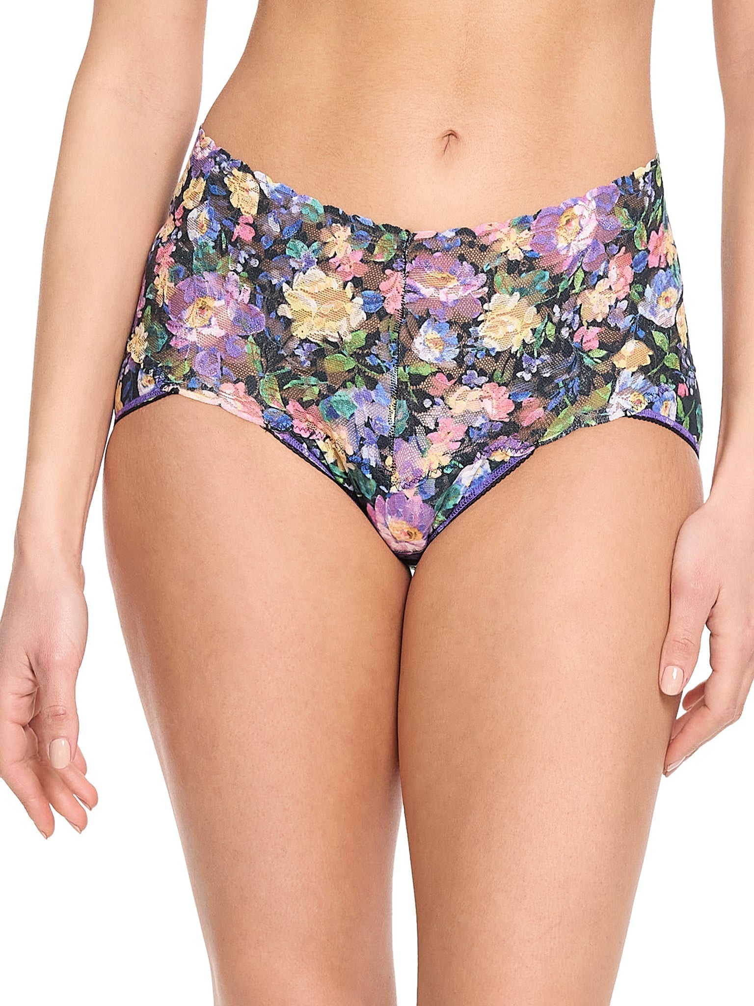Vintage Printed Retro Lace V-Kini Swimsuit - Sexy High Waist Bikini Set for Women | Perfect for Beach Vacation, Pool Party & Summer Fashion