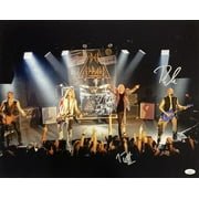 Joe Elliott & Phil Collen Autographed 16x20 Def Leppard Band Photo with JSA Certificate - Perfect for Rock Music Memorabilia Collectors & Home Decor