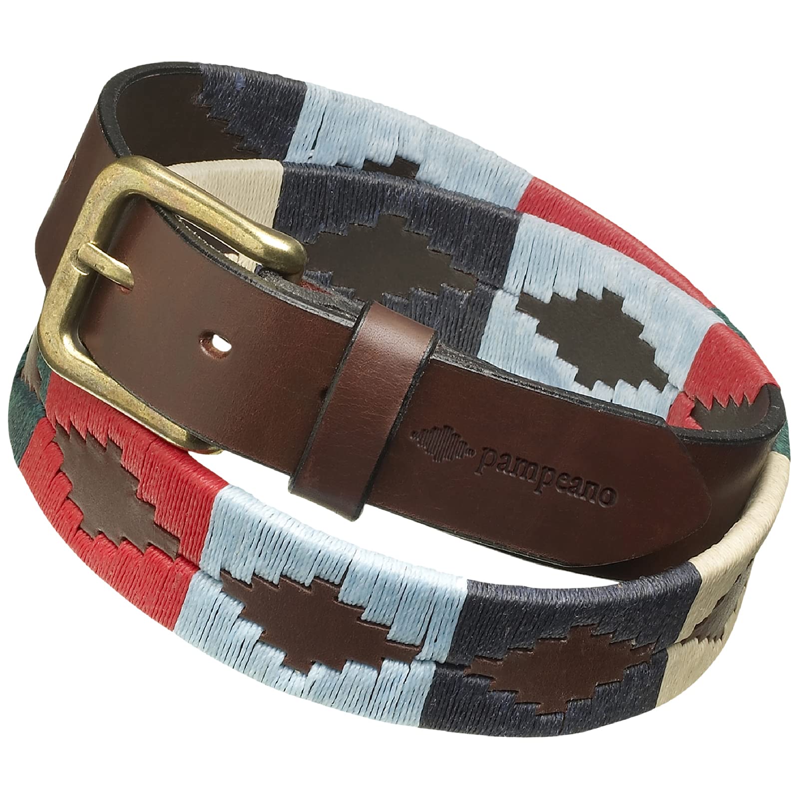 Handmade Argentine Gaucho Leather Belt - Premium Hand-Stitched Polo Belt by Master Artisans | Gift Boxed Genuine Leather Belt for Men | Perfect for Equestrian, Western Fashion & Casual Wear