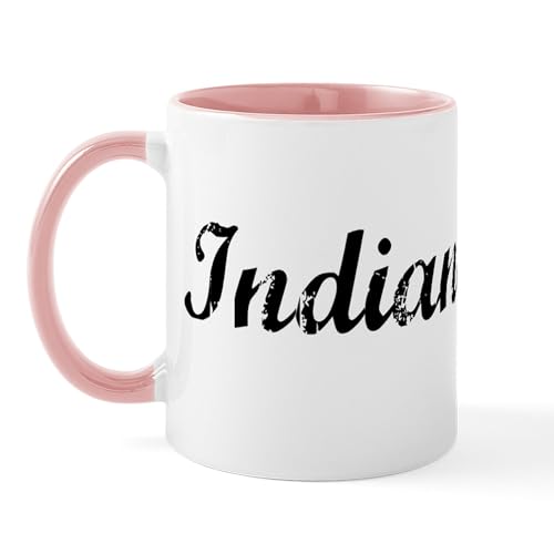 White/Pink Inside - Vintage Indianapolis Mug