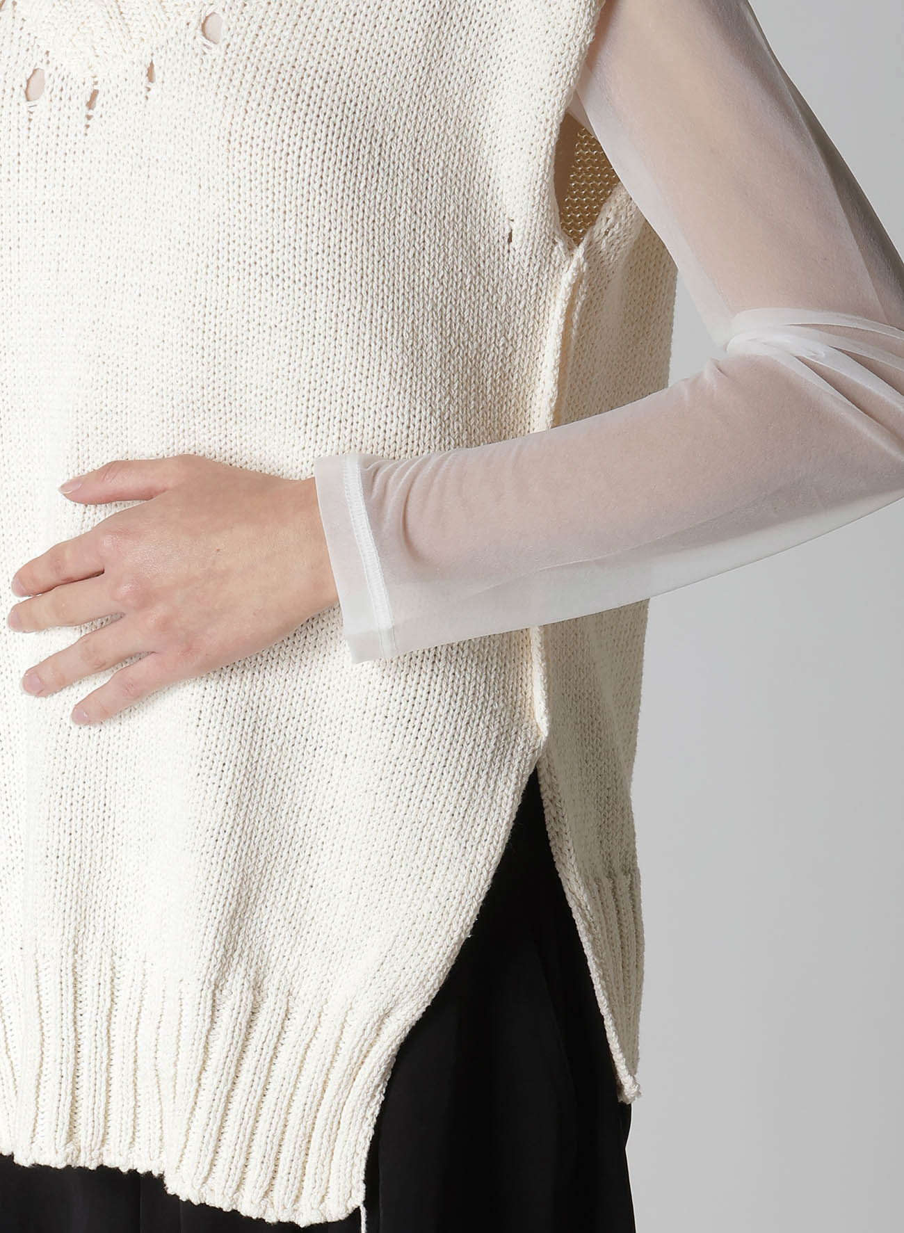 Broad Stitch Jersey Linking Vest for Women - Comfortable Knit Sweater Vest for Layering & Casual Outfits | Perfect for Office, Fall & Winter Fashion
