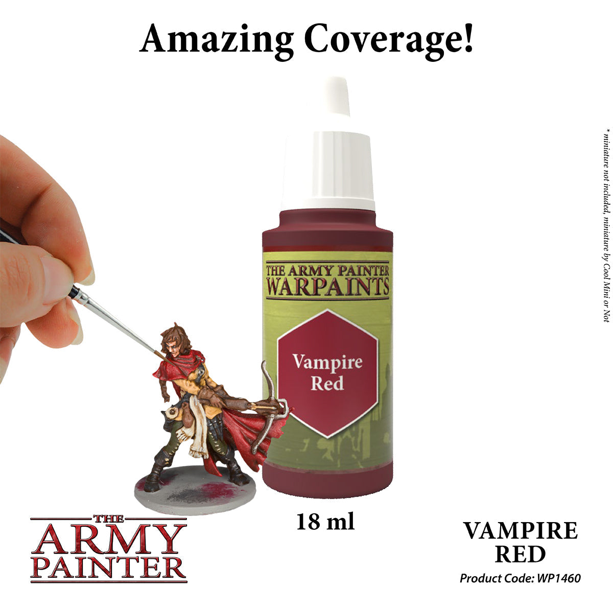 Vampire Red Warpaints - High-Quality Face & Body Paint for Halloween, Cosplay & Theatrical Makeup | Perfect for Costume Parties & Special Effects