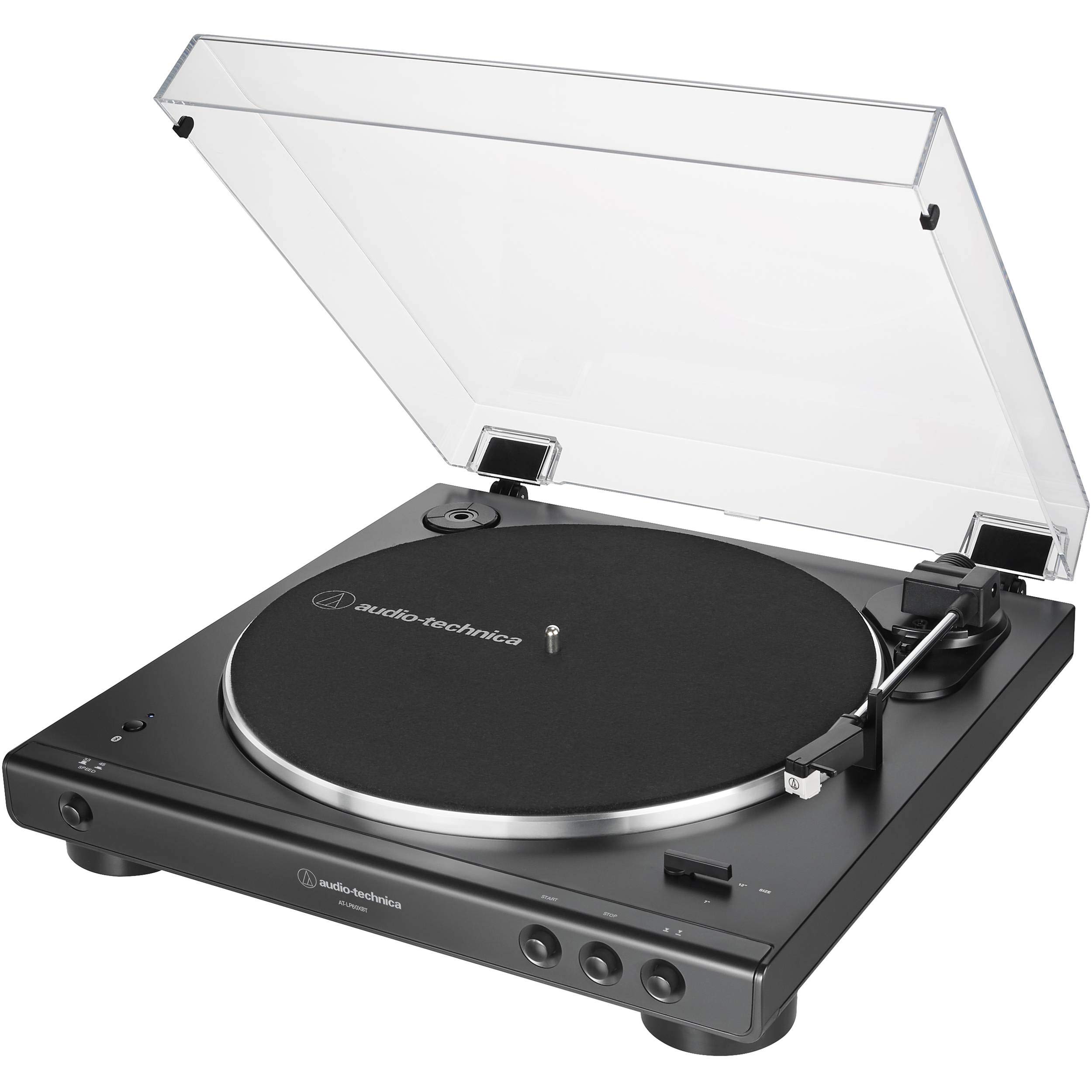 Audio-Technica AT-LP60XBT Wireless Bluetooth Turntable with Edifier R1010BT Bookshelf Speakers - Premium Vinyl Record Player & Speaker Bundle for Home Entertainment, Music Lovers & Audiophiles - Perfect for Living Rooms, Bedrooms & Home Offices (Bluetooth, Maple Finish)