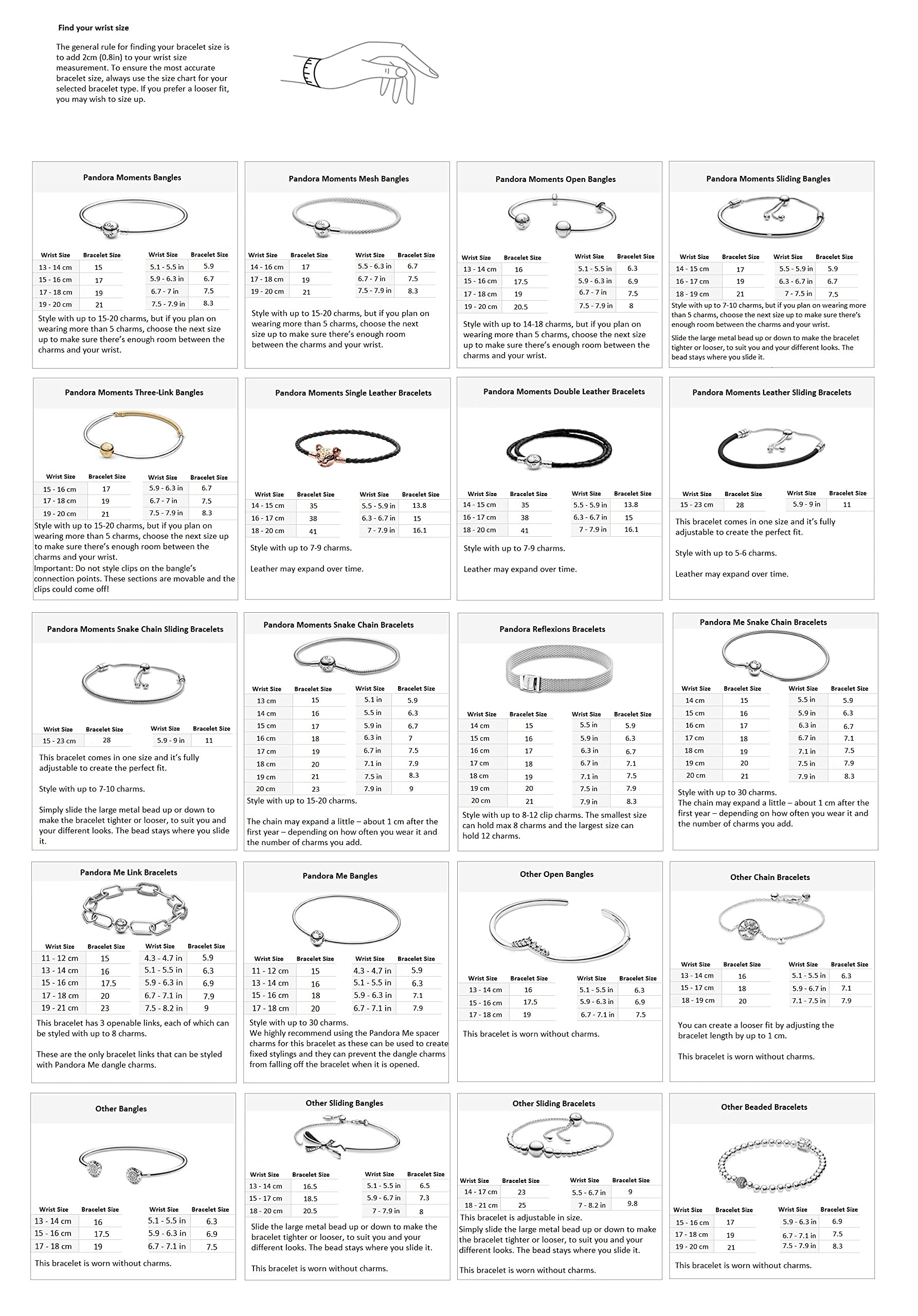 PANDORA Beads & Pave Clear Cubic Zirconia Charms - Elegant Jewelry for Bracelets & Necklaces | Perfect for Gifts, Parties & Everyday Wear
