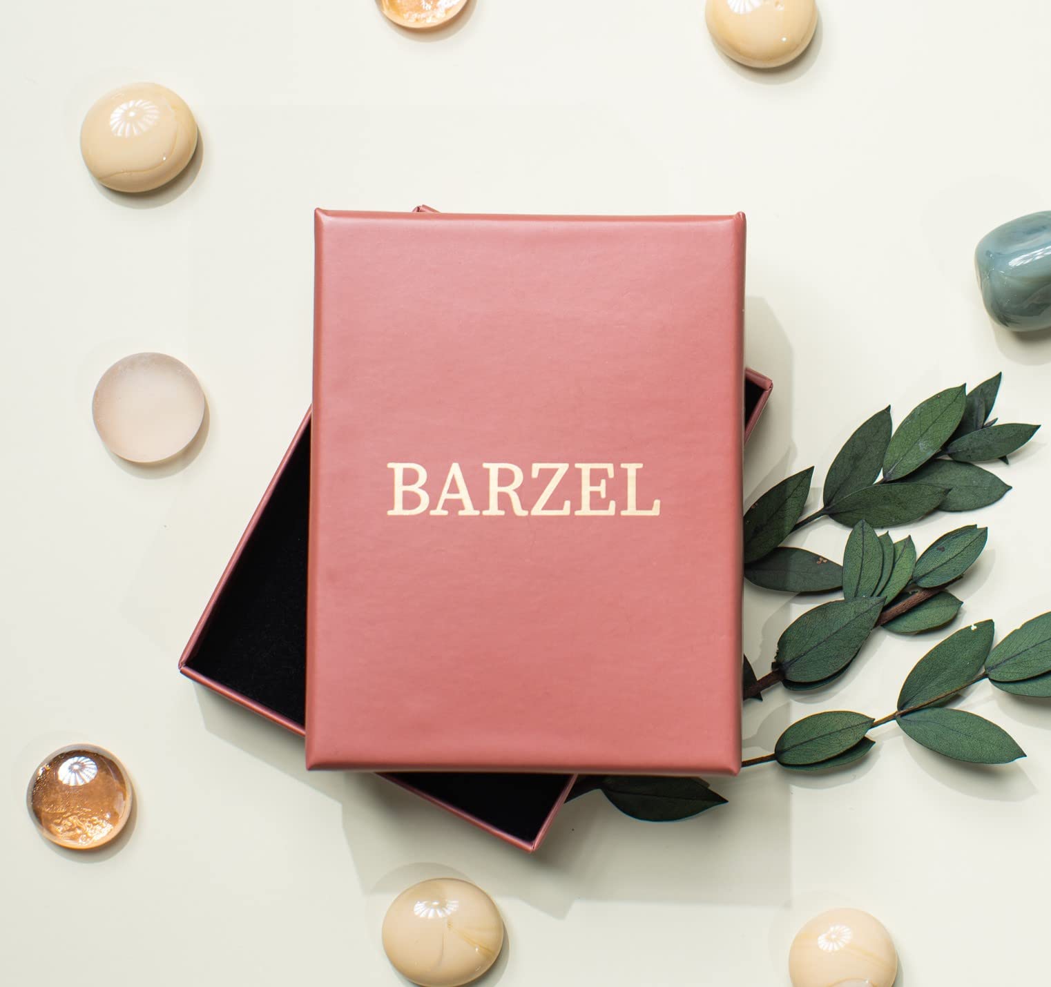 Barzel Leather Crystal Wrap Bracelet - Elegant & Stylish for Parties & Gifts