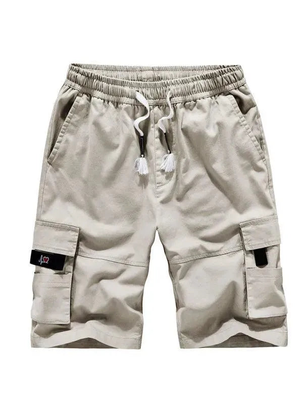 Hearts Slim Fit Cargo Shorts for Men - Lightweight Stretch Comfort with Multiple Pockets - Perfect for Hiking, Travel & Outdoor Activities