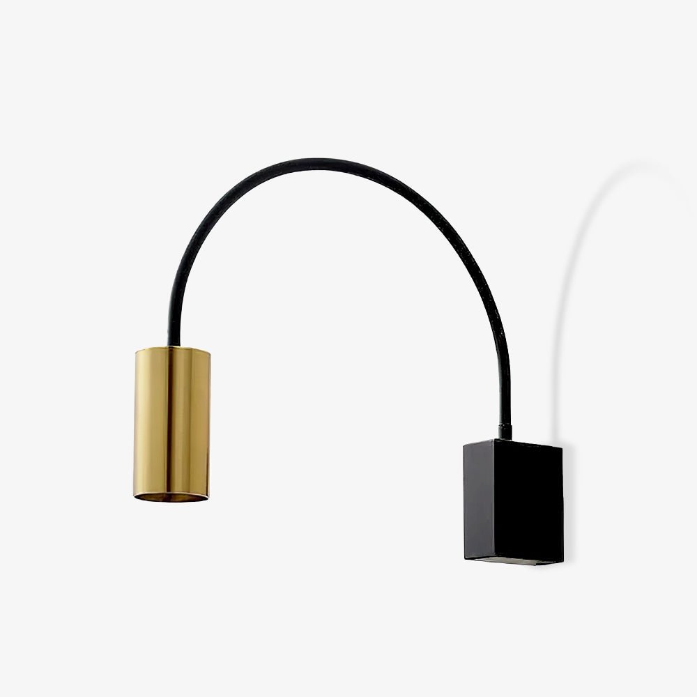 Antonella Modern Wall Lamp - Sleek LED Sconce Lighting for Bedroom, Living Room & Hallway - Energy Efficient Indoor Wall Light Fixture (Black)