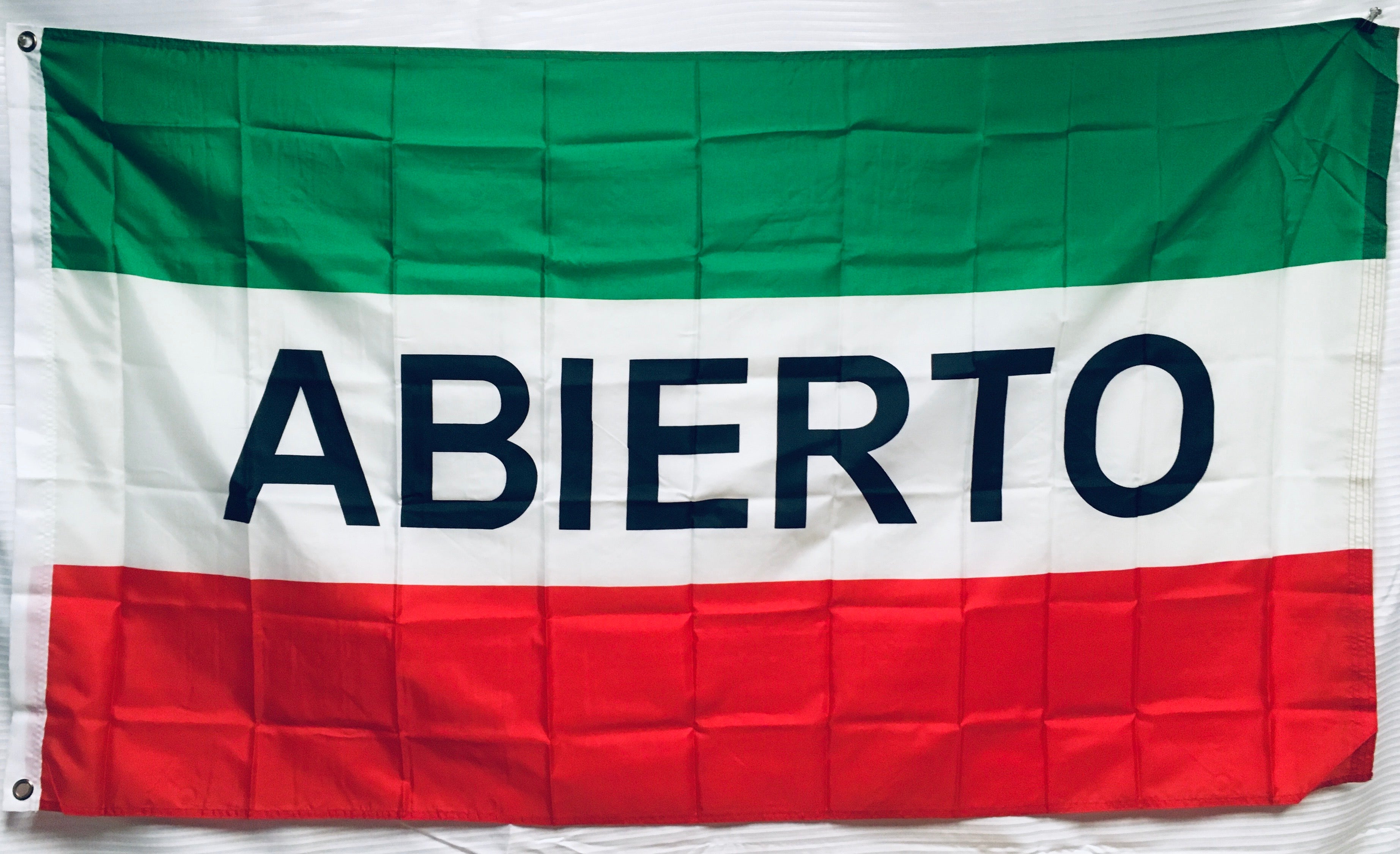 3'x5' Abierto Flag - Durable ROUGH TEX® Polyester Fabric - Perfect for Outdoor Decor, Sporting Events & Patriotic Displays