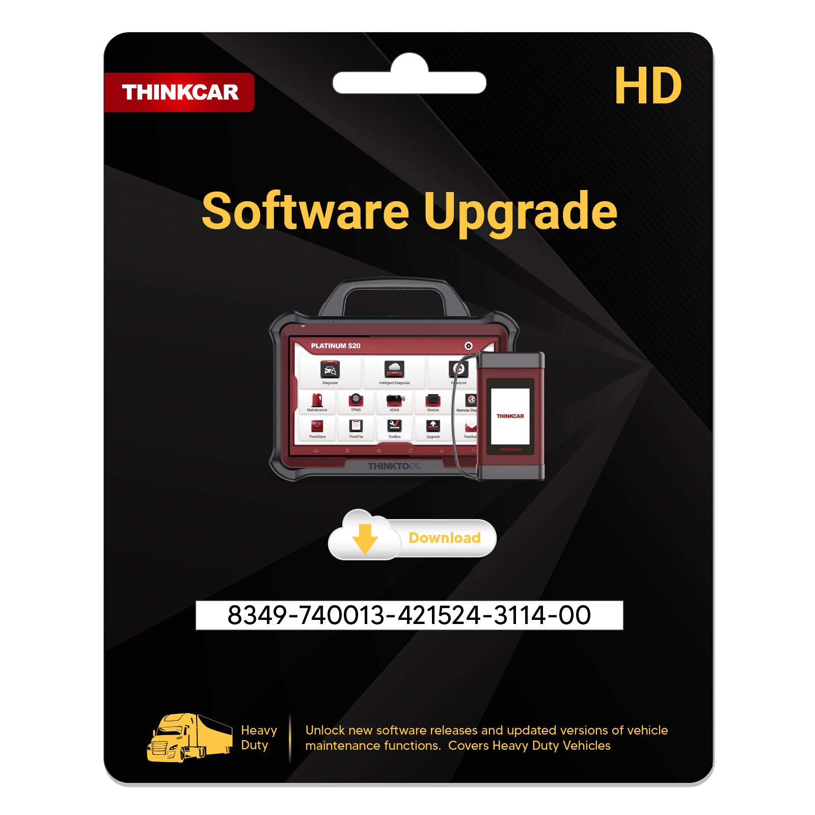 1 Year Professional Scanner Tools Software Subscription for Heavy Duty Commercial Vehicles - Diagnose & Repair Trucks, Buses & Fleet Vehicles