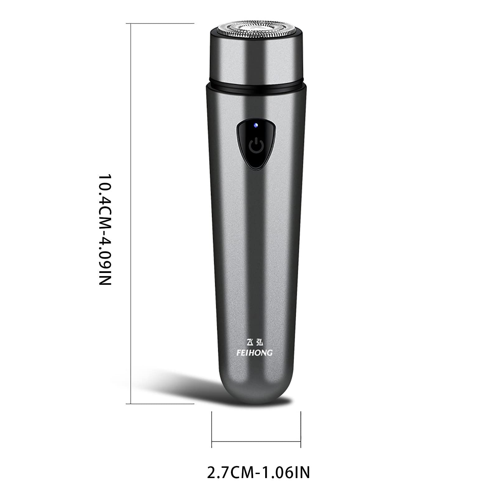 Premium Men's Electric Head Shaver - Rechargeable, Washable & Portable Foil Razor for Travel - Adjustable & Compatible with Shaving Machines - Perfect for Home, Gym & On-the-Go Grooming