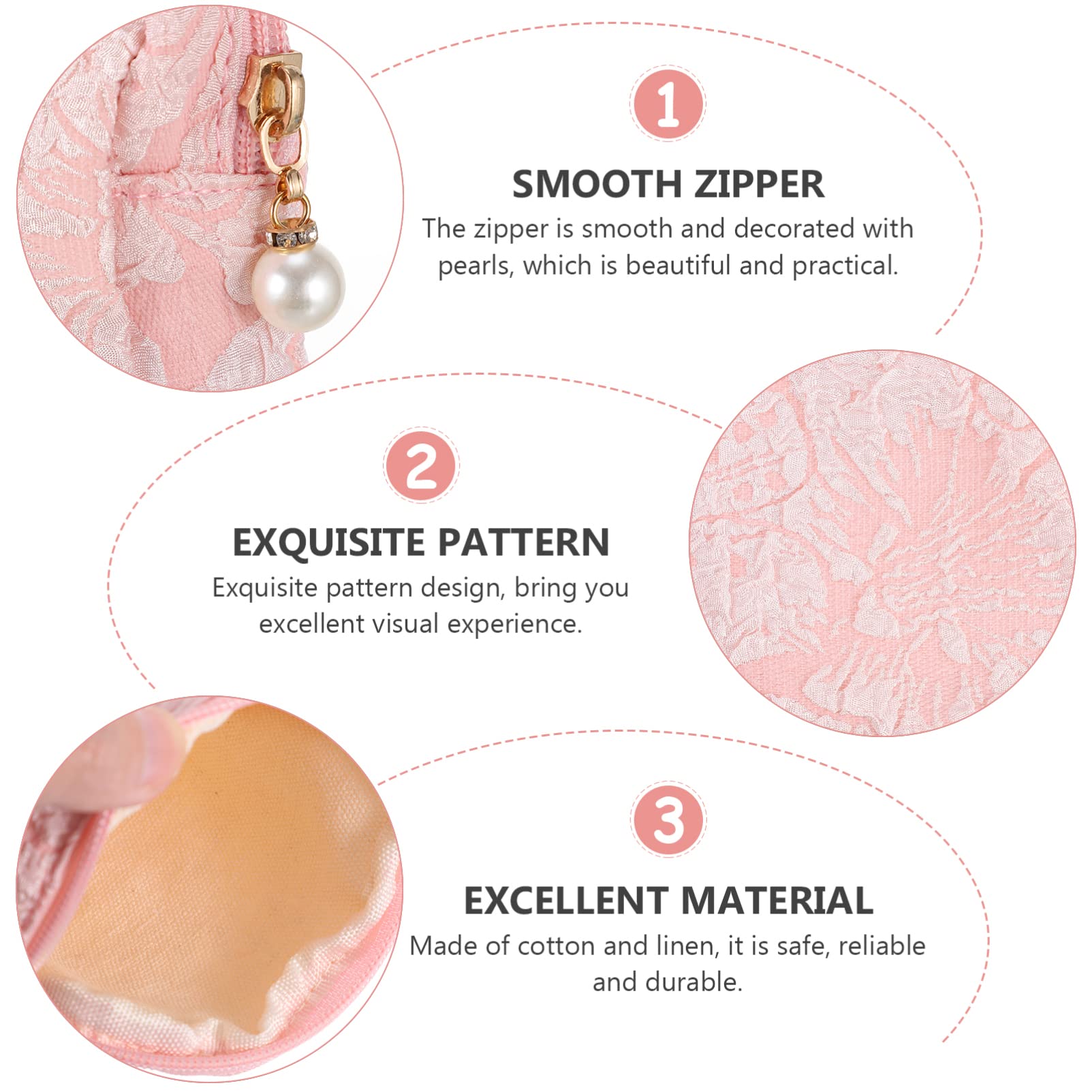 EXCEART Menstrual Pad Pouch for Women - Travel & Gym Essentials