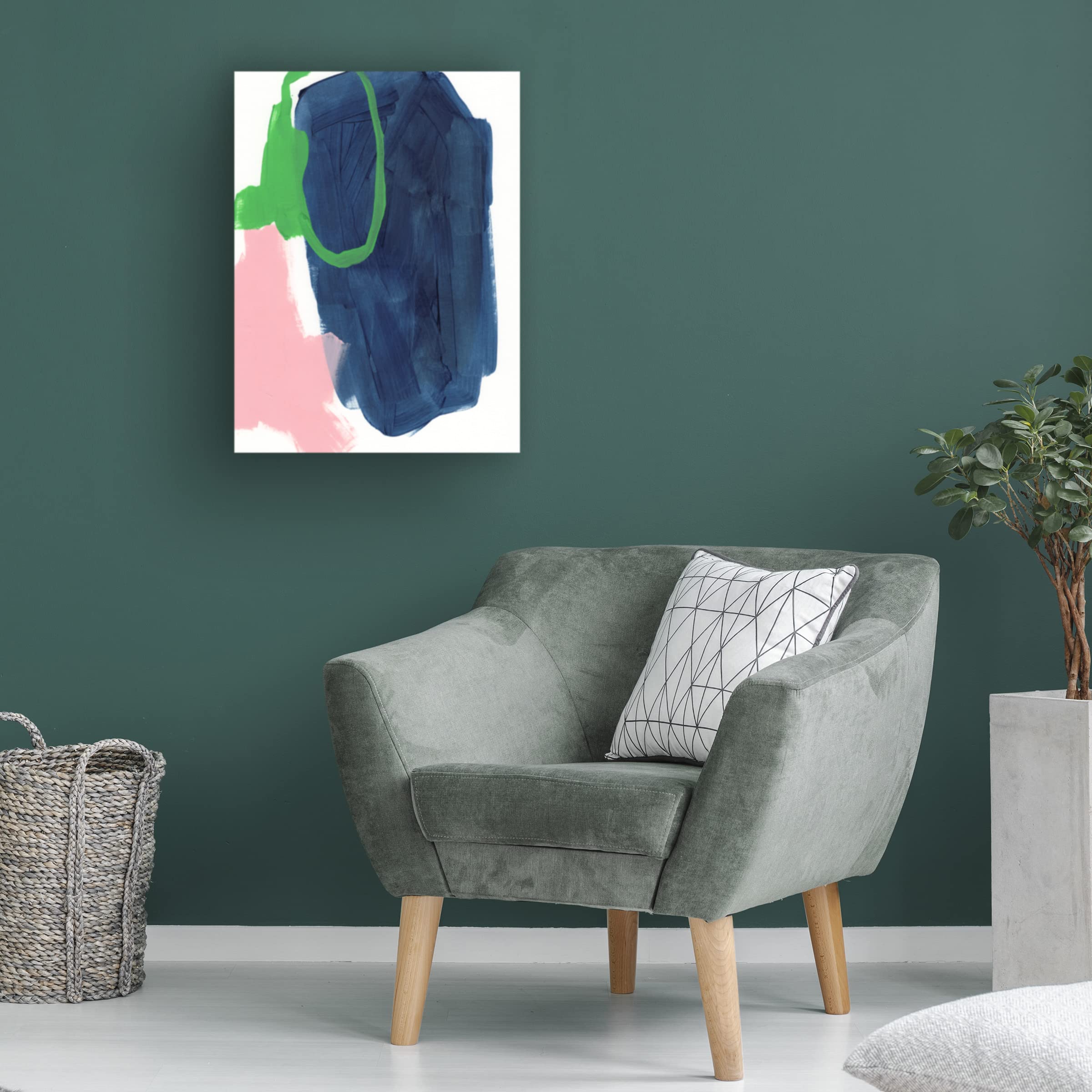 Dream Cycle II Canvas Art Print by June Erica Vess - Modern Wall Decor for Living Room, Bedroom & Office - Trademark Fine Art Collection