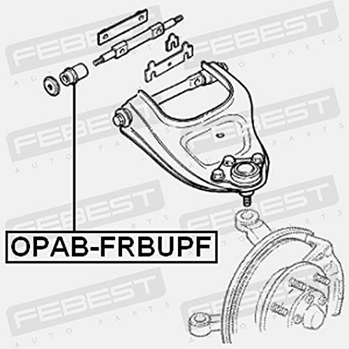 Febest OPAB-FRBUPF Front Upper Arm Bushing - Replacement for OEM 8973664880 - Durable Suspension Part for Smooth Ride & Vehicle Stability - Perfect for Sedans, SUVs, and Trucks