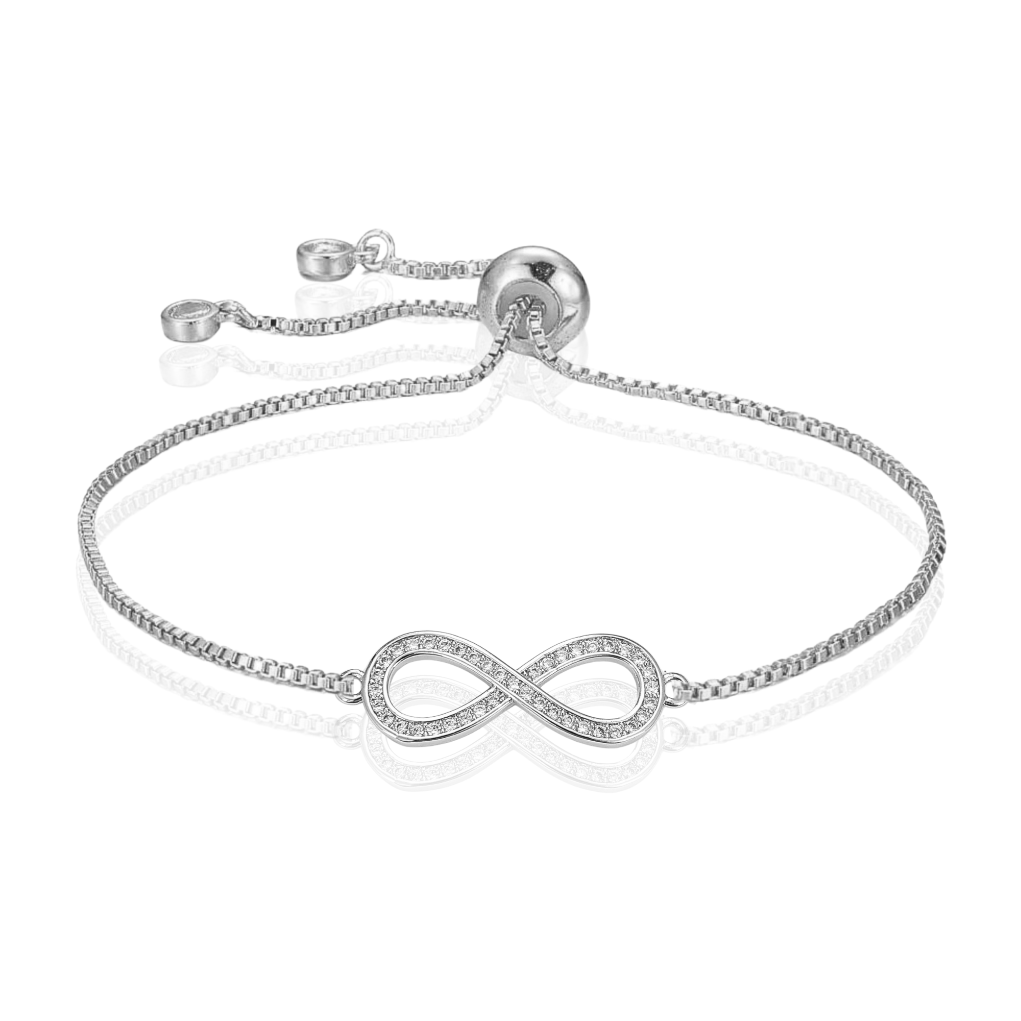 Never Ending Love Adjustable Bracelet - Gold & Silver Stackable Bangle for Women | Perfect for Anniversary, Valentine's Day & Everyday Wear