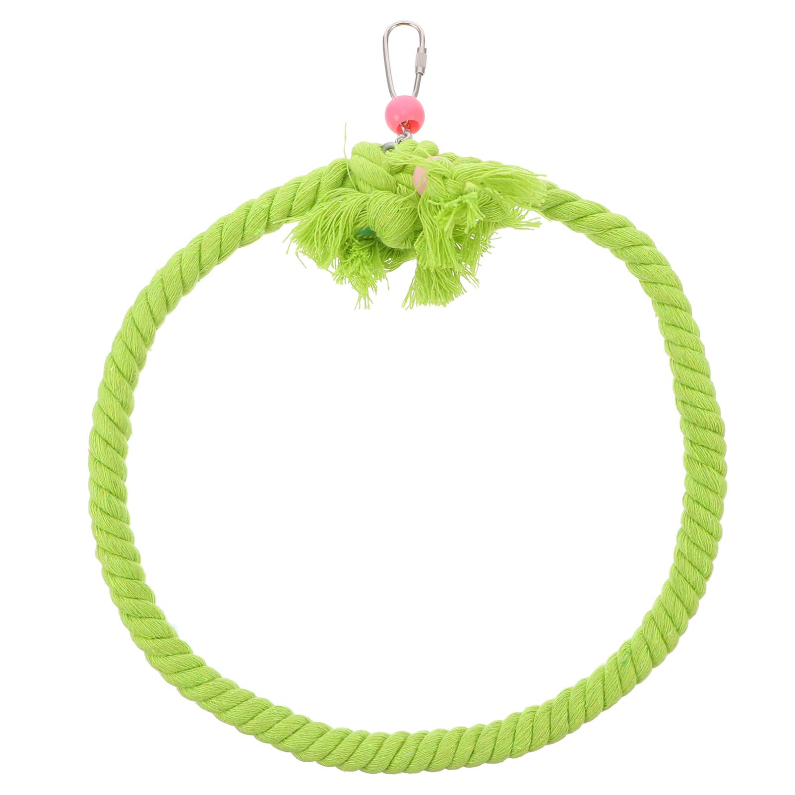 Balacoo Parrot Chew Toy & Cotton Rope Swing - Bird Hammock, Climbing Perch & Cage Accessories for Parakeets, Cockatiels | Durable Pet Supplies for Play, Exercise & Relaxation