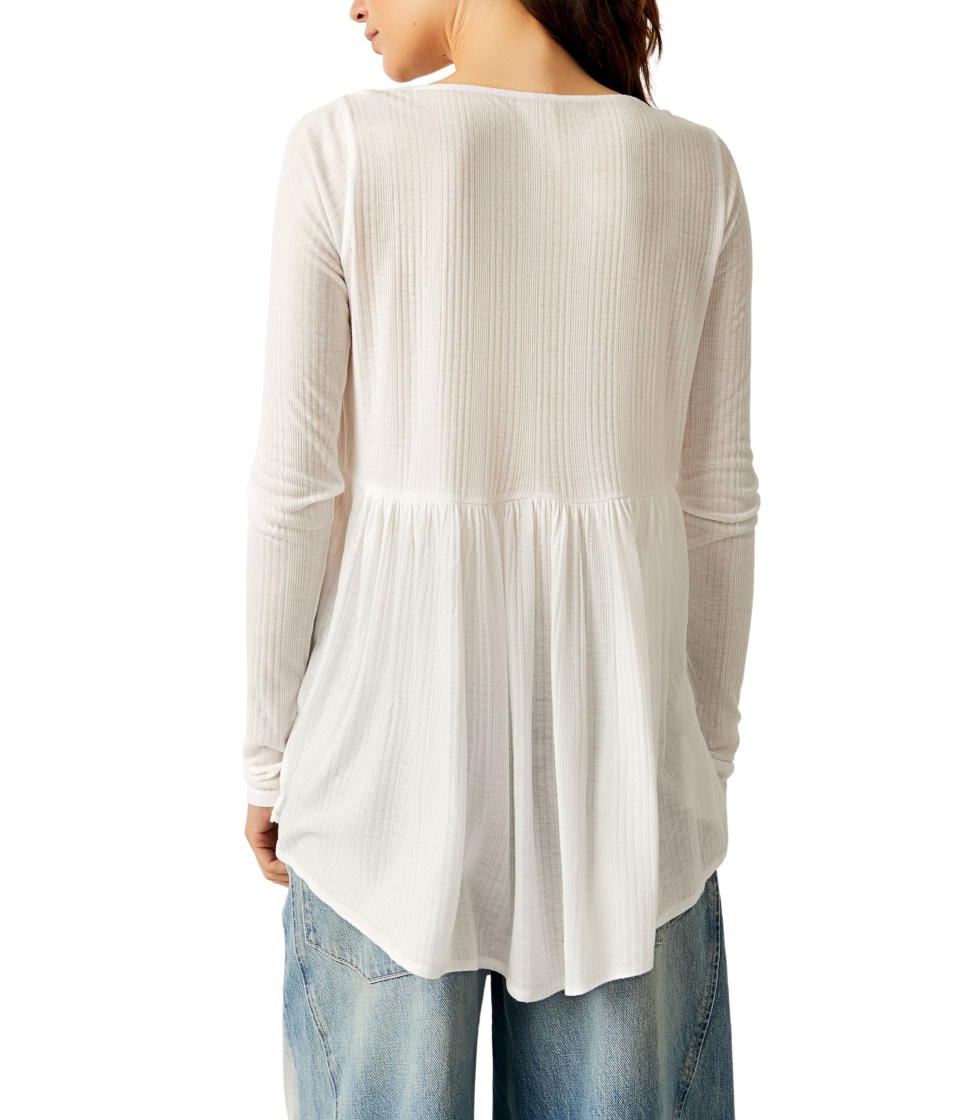 Free People Pretty Please Tunic - Boho Flowy Blouse for Women | Perfect for Casual Outings, Beach Cover-Ups & Summer Festivals