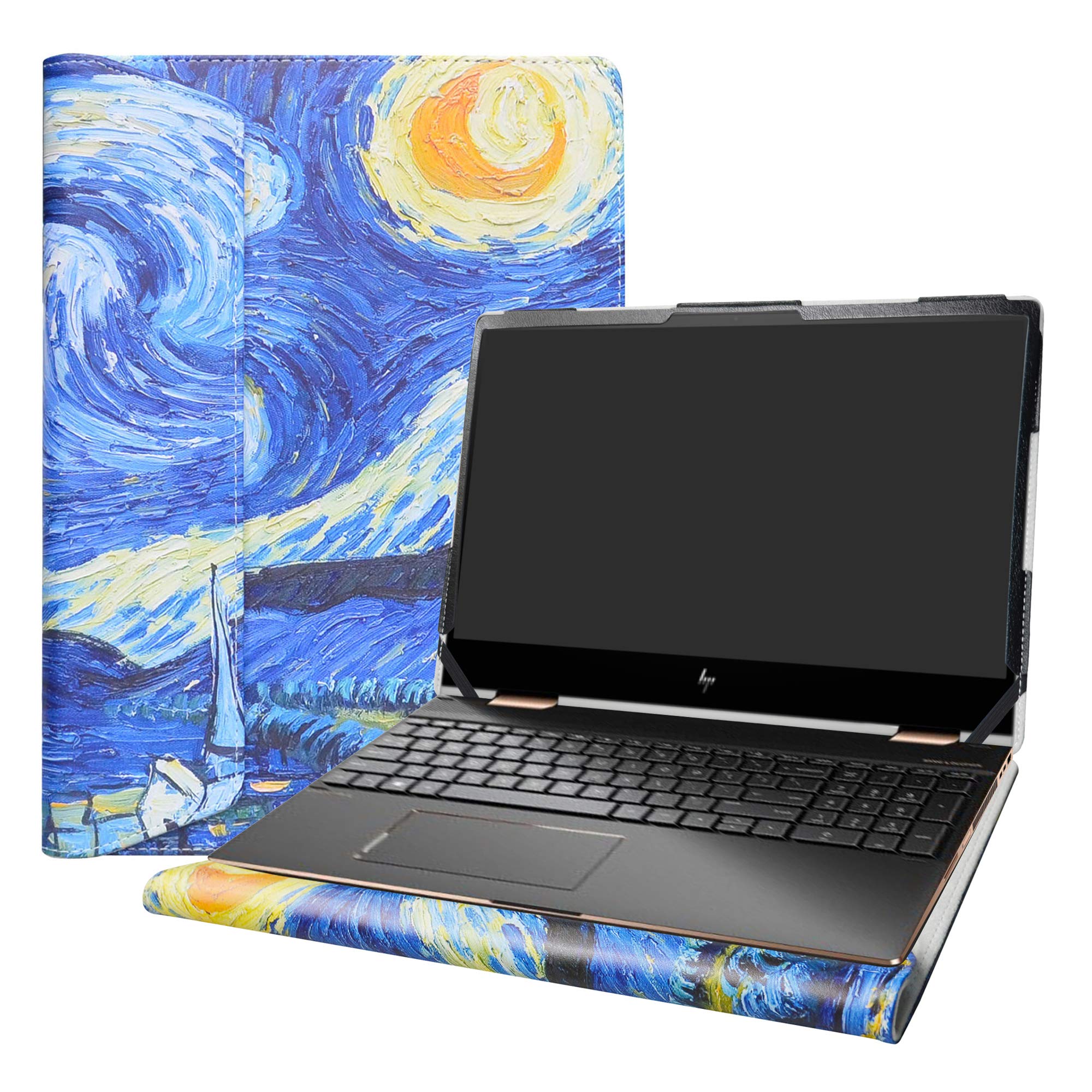 Premium Protective Laptop Case for HP Envy x360 15 15M-dsXXXX 15M-drXXXX (15m-dr1011dx) & HP Chromebook 15 15-deXXXX - Starry Night Design | Shockproof & Scratch-Resistant Cover | Perfect for Work, Travel & School Use