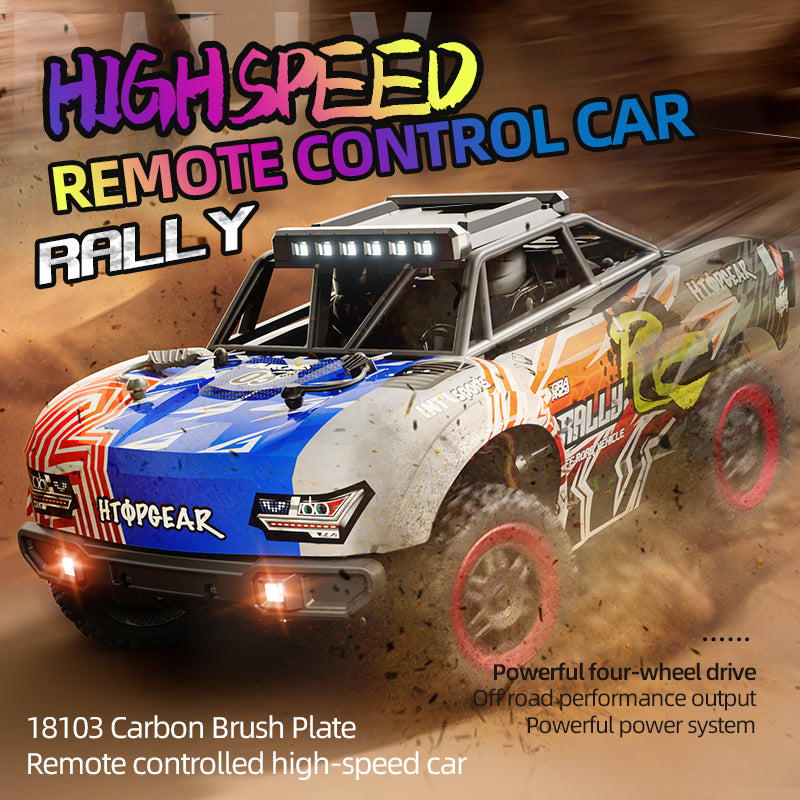 SCY 1/18 Scale Full Proportional RC 4WD Monster Truck - High Speed Remote Control Car for Kids & Adults, All Terrain Off-Road Vehicle with LED Lights - Perfect for Backyard Racing, Indoor Crawling & Outdoor Adventure Play