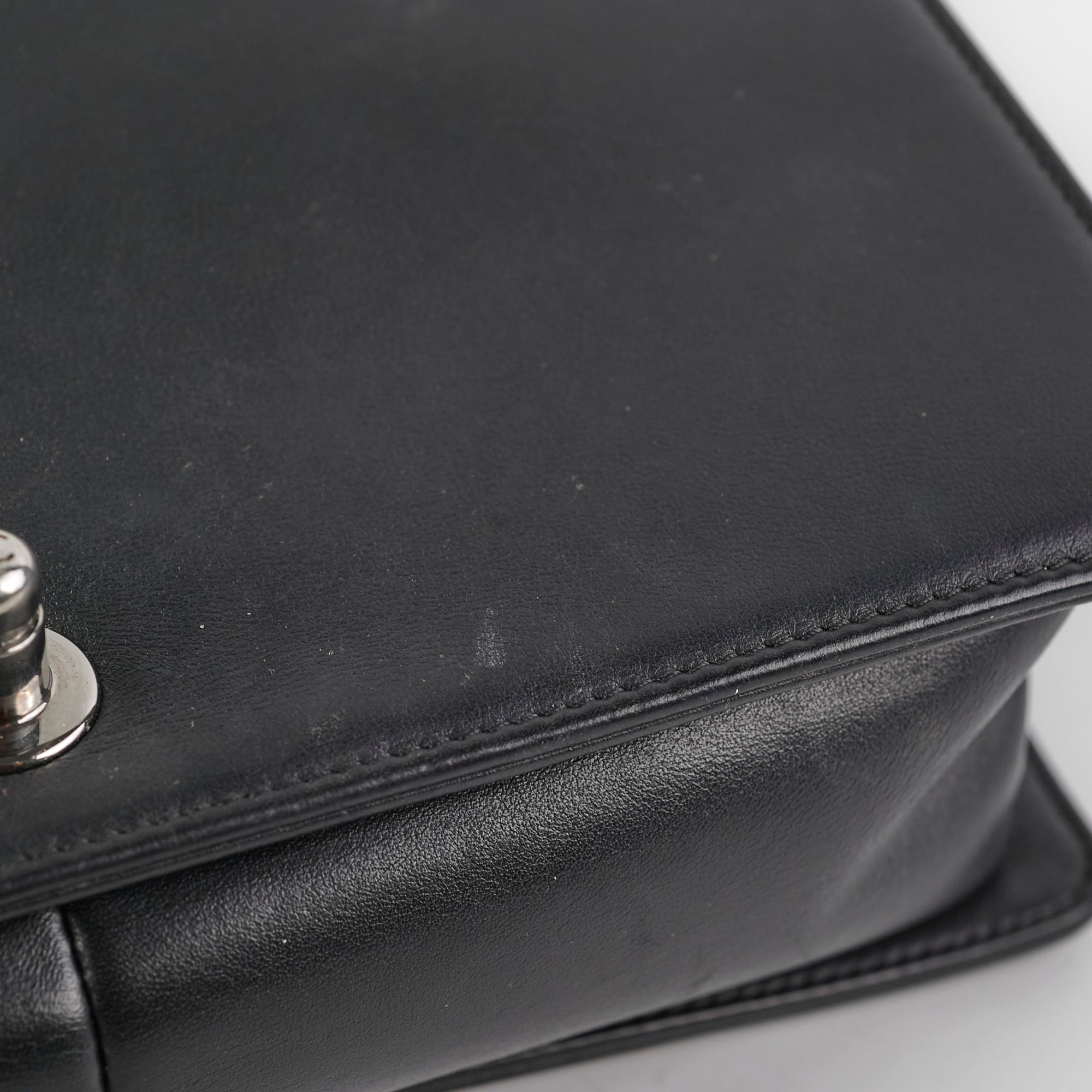 Chanel Old Medium Boy Bag Black Lambskin Leather - Luxury Crossbody Handbag for Women, Perfect for Evening Events & Date Nights