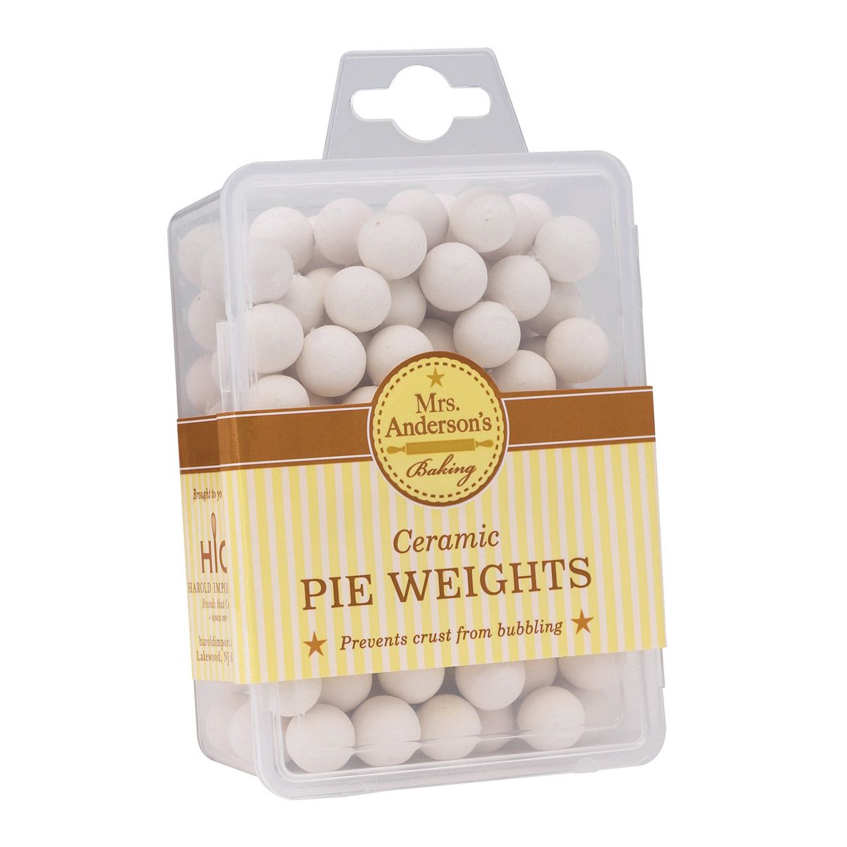 Mrs. Anderson's Premium Ceramic Pie Weights for Blind Baking - Perfect for Pie Crusts, Tarts & Quiches | Oven-Safe Baking Beads for Even Cooking