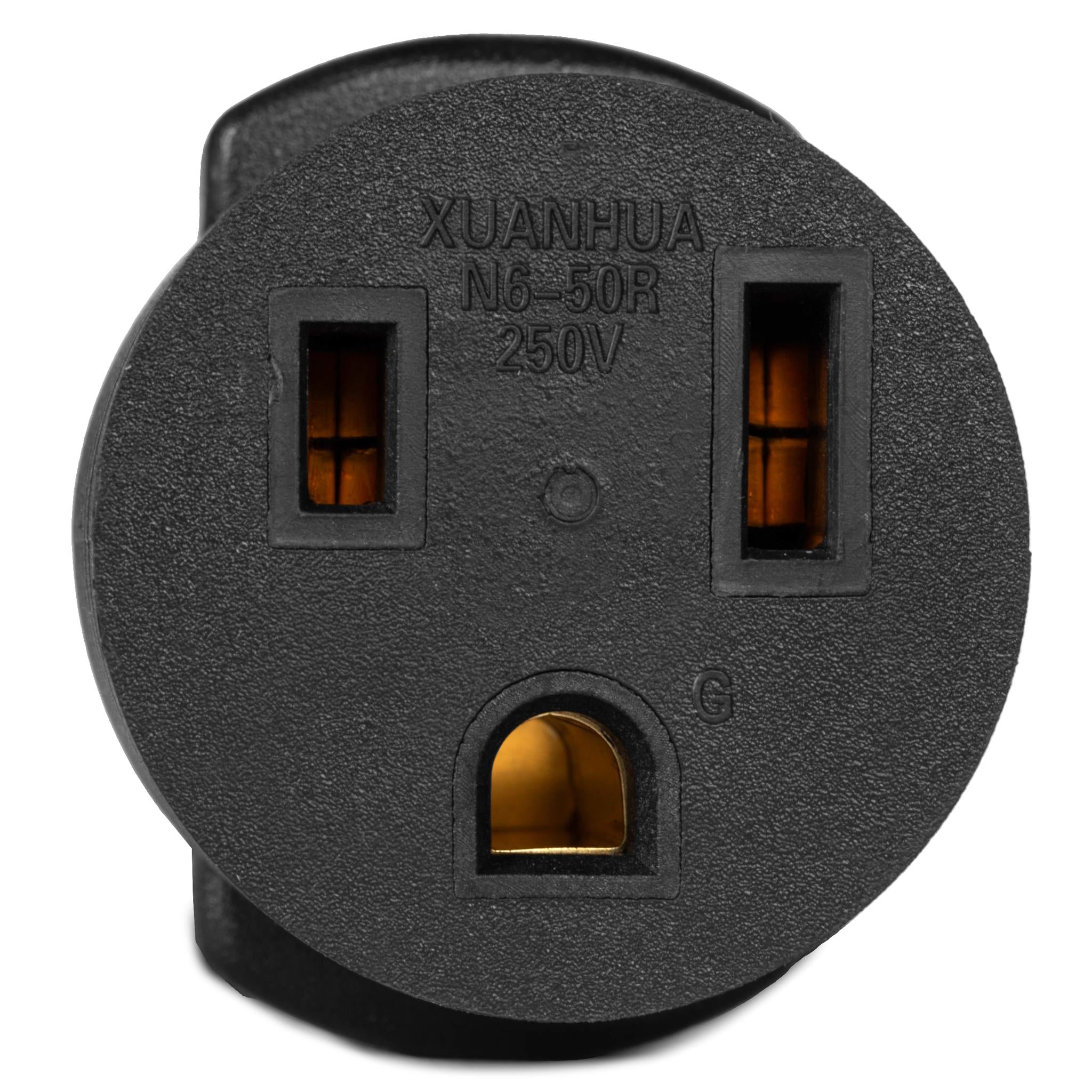 WEN GNA650 240V 50 Amp 12000 Watt Generator to Appliance Adapter - NEMA 14-50P 4 Prong to NEMA 6-50R 3 Prong Outlet Converter for RVs, Welding Equipment & Heavy Duty Power Tools