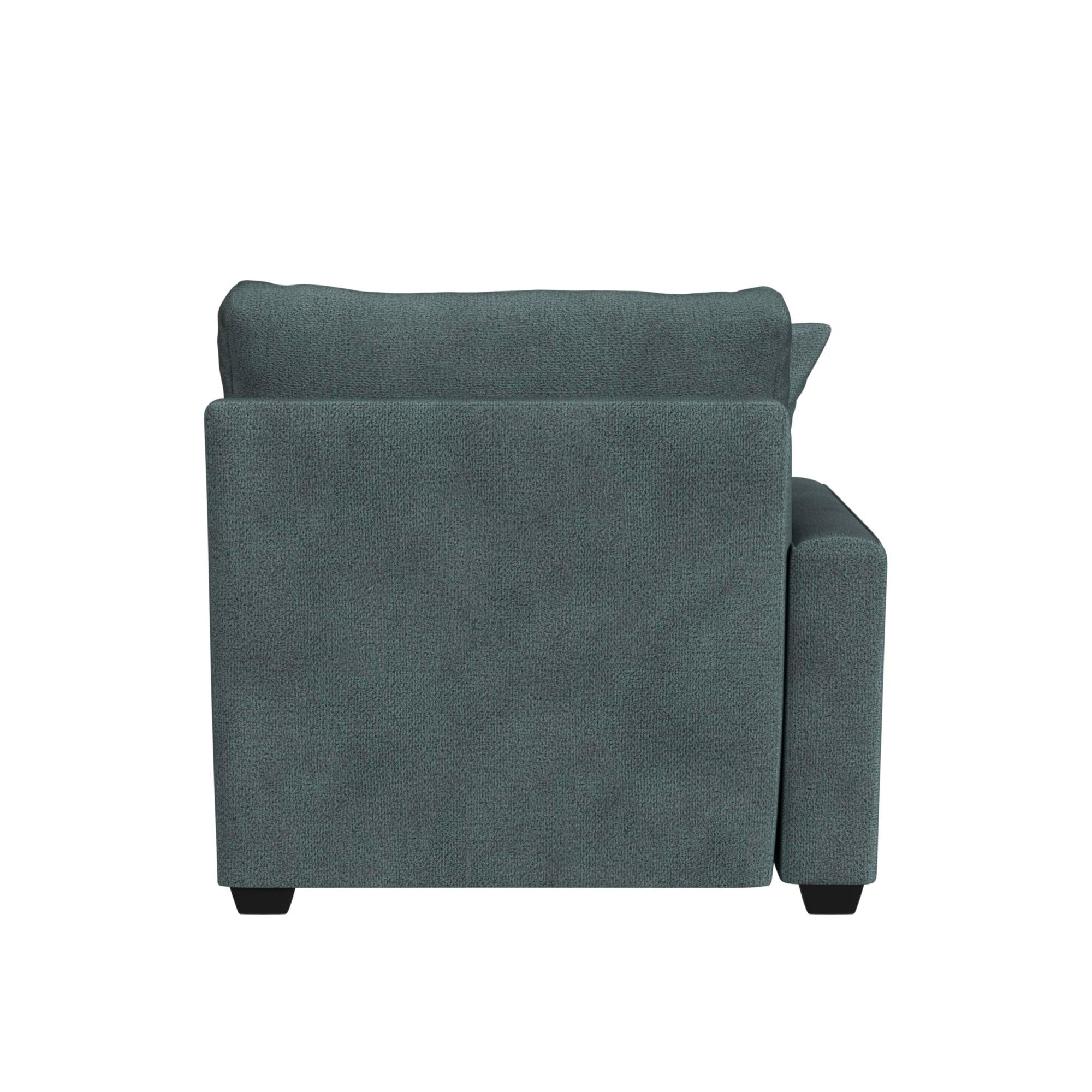 Simply Elements Left Chaise Sectional Sofa - Modern L-Shaped Couch with Reversible Chaise for Living Room, Lounge, and Family Room Comfort