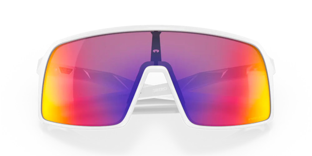 Oakley Sutro S Matte White Sunglasses with Prizm Road Lenses - Cycling, Running & Outdoor Sports Eyewear