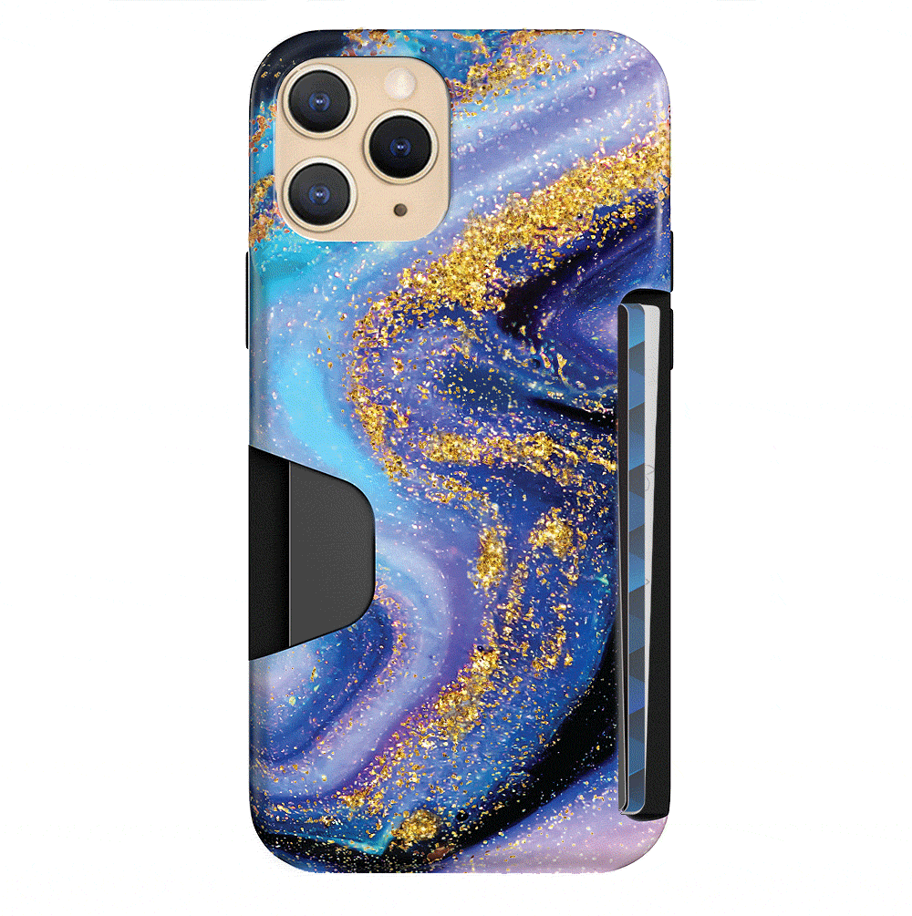 Sparkly Glitter iPhone Wallet Case for Galaxy Series - Perfect for Everyday Use, Travel & Shopping