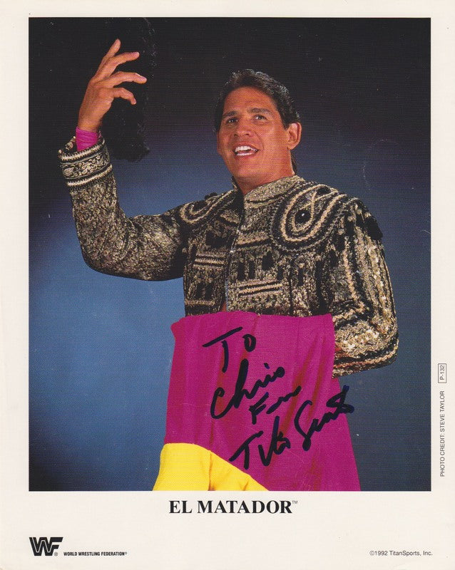 1992 El Matador P132 Signed Collectible Action Figure - Limited Edition Color Variant for Display & Toy Collectors