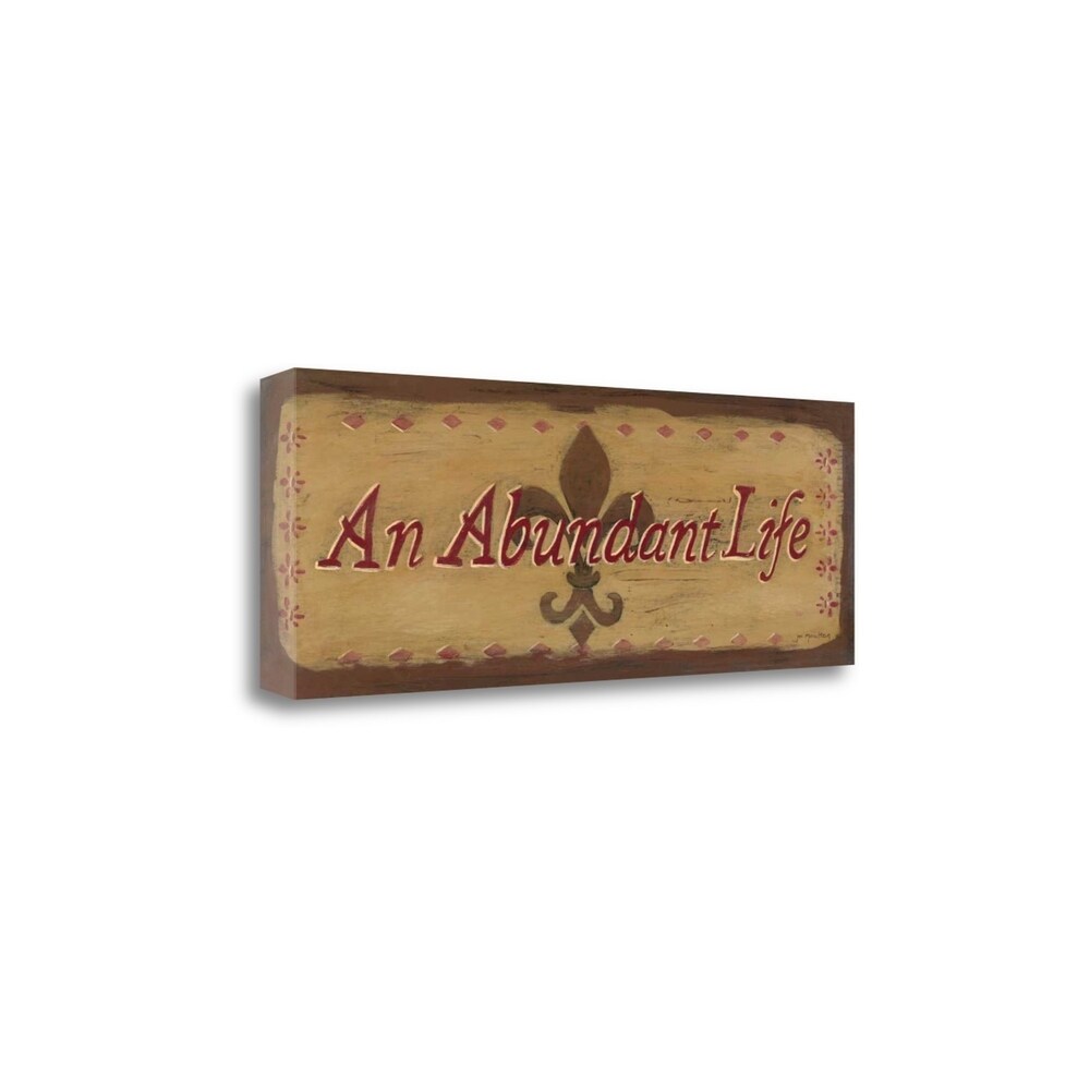 An Abundant Life By Jo Moulton - Premium Giclee Art Print on Gallery Wrapped Canvas, Ready to Hang Wall Decor - Perfect for Living Room, Bedroom & Office Decorations